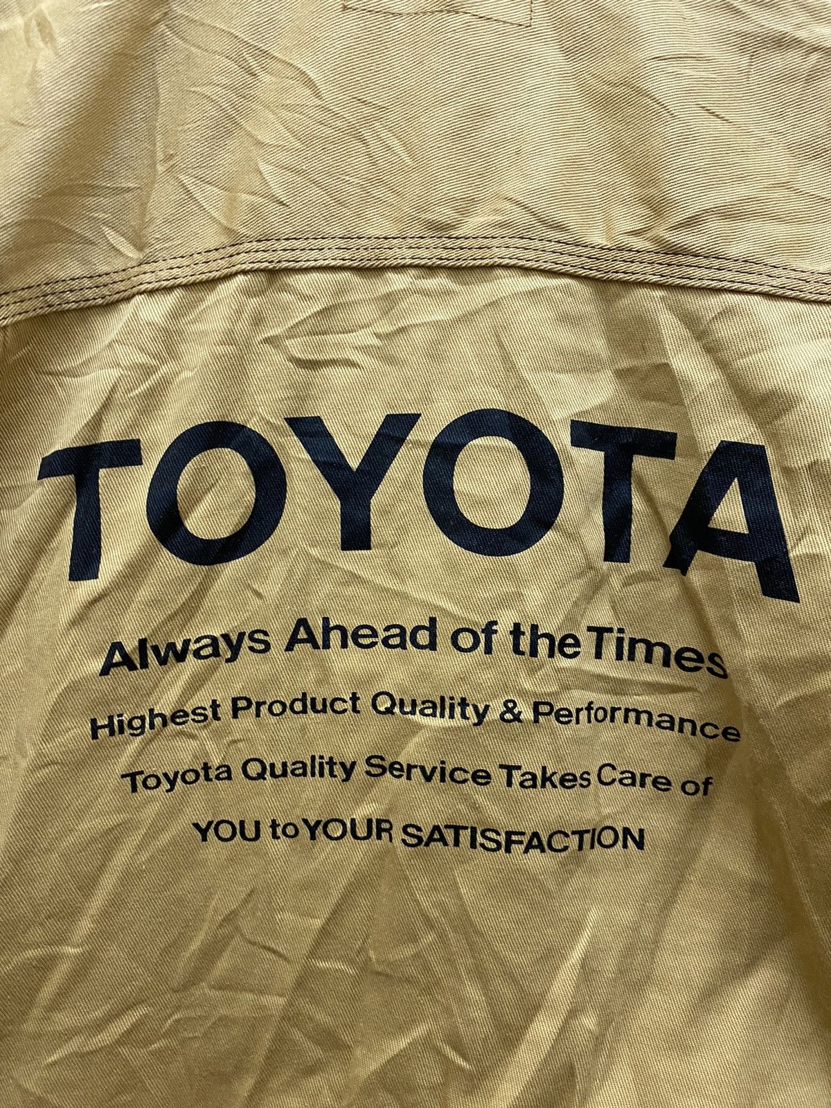 Japanese Brand × Vintage VTG DISTRESSED 🔥RARE SHORT SLEEVE🔥 TOYOTA COVERALL JDM Size US 35 - 3 Thumbnail