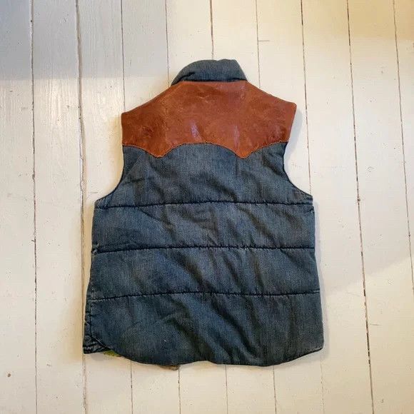 Polo Ralph Lauren Leather Yoke Down Vest