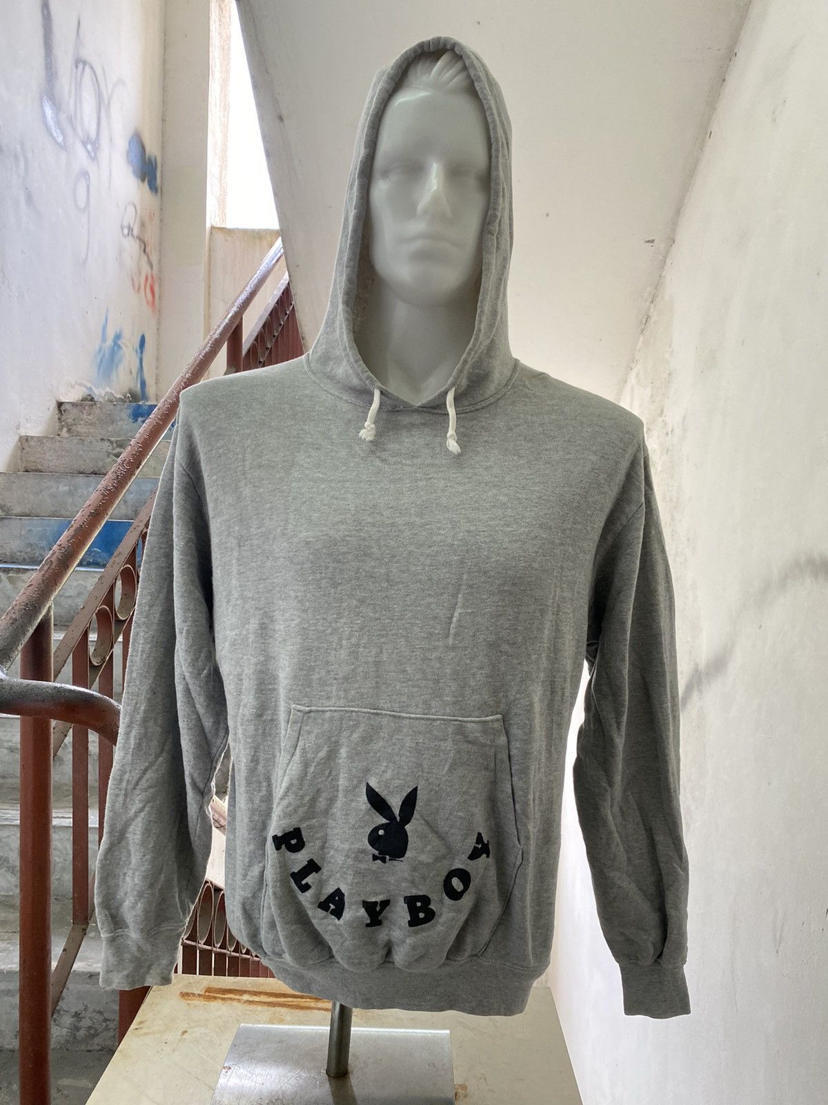 Playboy × Vintage VTG PLAYBOY HOODIE SWEATSHIRT Size US M / EU 48-50 / 2 - 1 Thumbnail