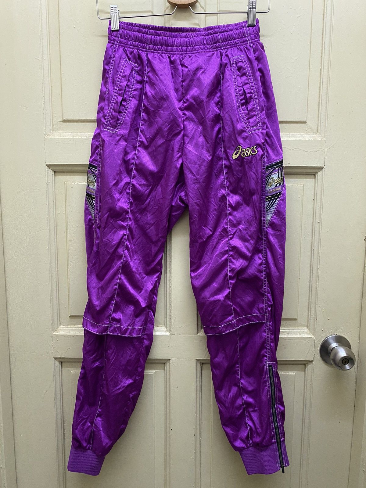 VTG ASICS ROYAL PURPLE JAPAN MADE TRACKSUIT SWEATPANTS
