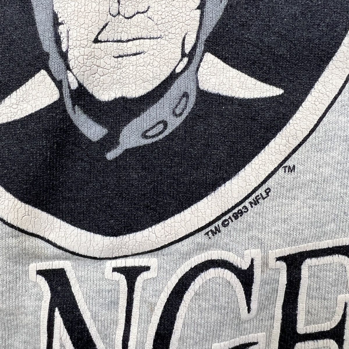 NFL Vintage 1993 Oakland Raiders Sweatshirt Football Pullover Size US XL / EU 56 / 4 - 3 Thumbnail