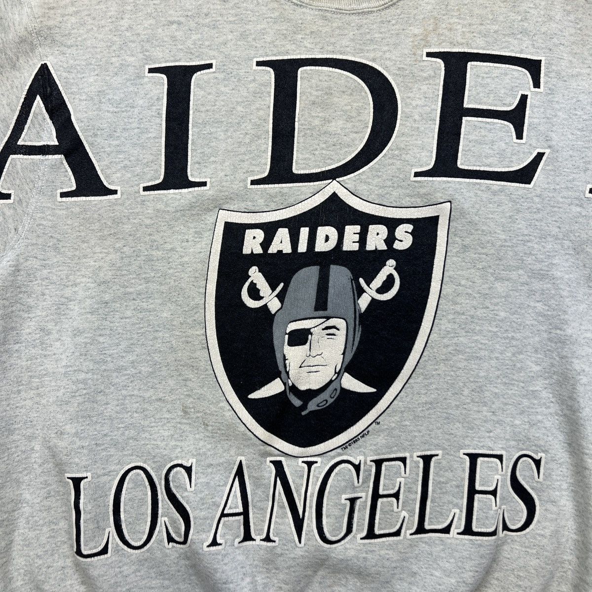 NFL Vintage 1993 Oakland Raiders Sweatshirt Football Pullover Size US XL / EU 56 / 4 - 2 Thumbnail