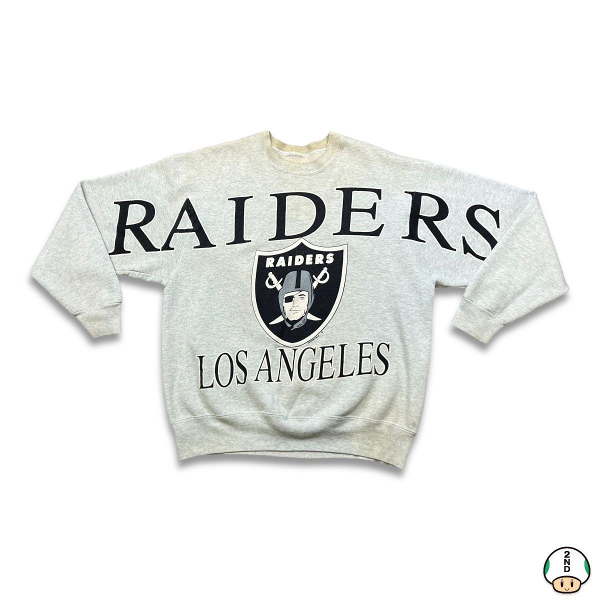 NFL Vintage 1993 Oakland Raiders Sweatshirt Football Pullover Size US XL / EU 56 / 4 - 1 Thumbnail