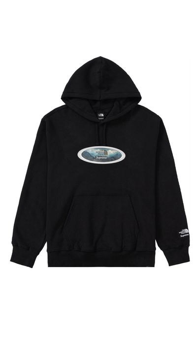 Supreme Supreme®/The North Face® Lenticular Mountains Hoodie | Grailed