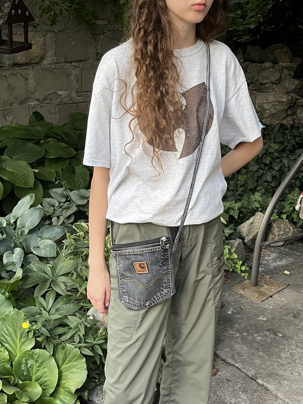 Carhartt Carhartt vintage reworked recycle pocket bag Size ONE SIZE - 2 Thumbnail
