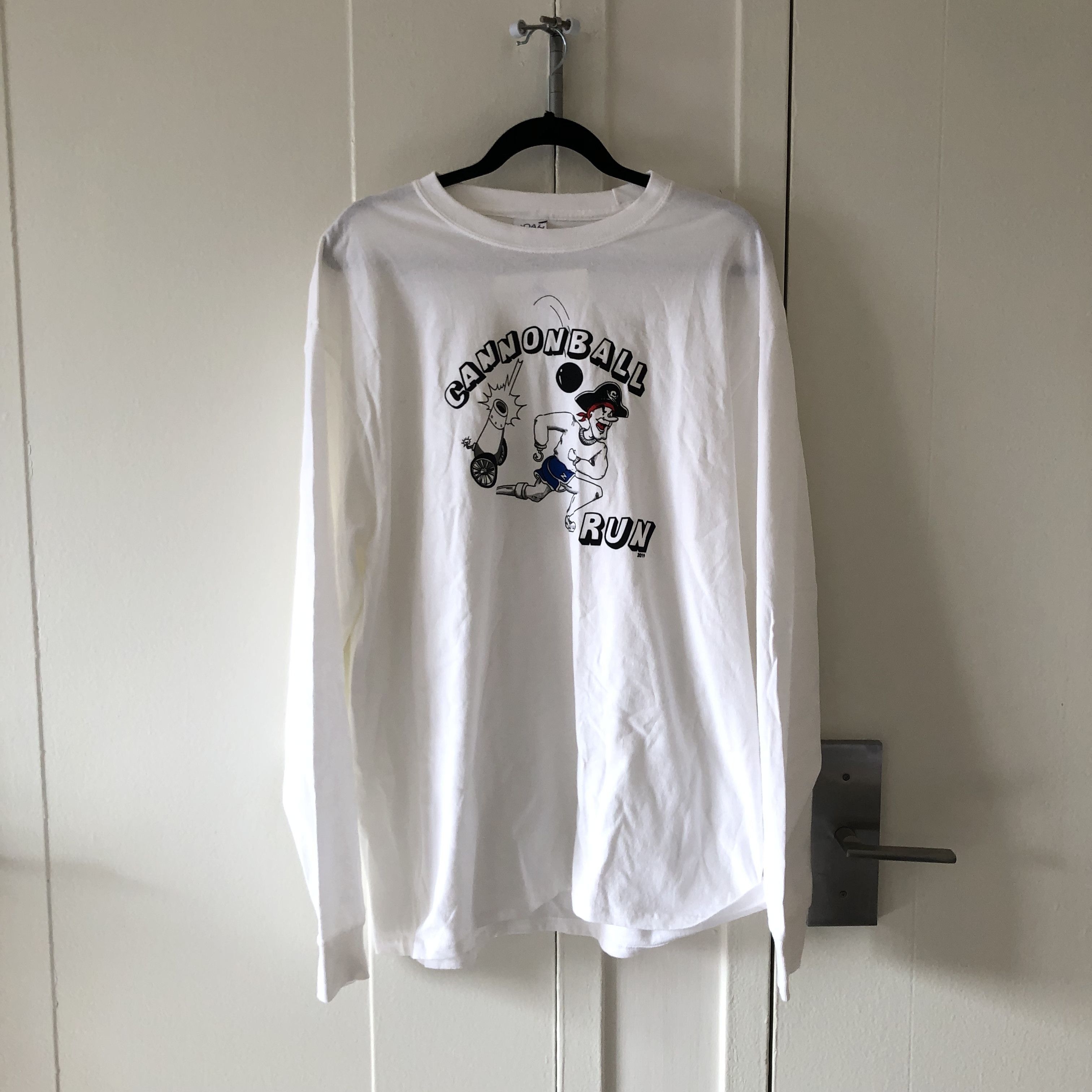 image of Noah Cannonball Run L/s in White, Men's (Size XL)