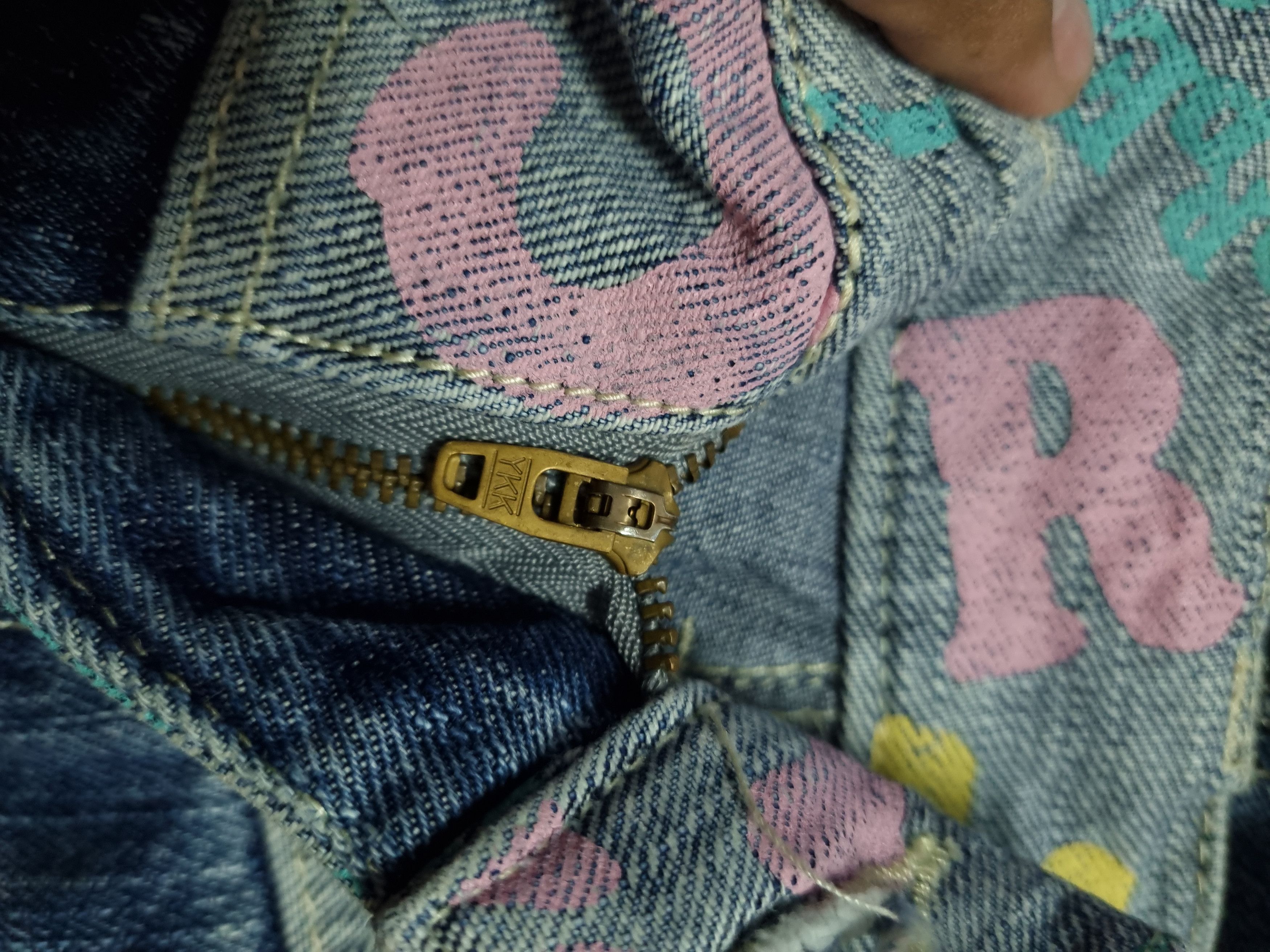 Other 🔥SALE🔥 Printing Denim With Patched Size US 31 - 12 Thumbnail