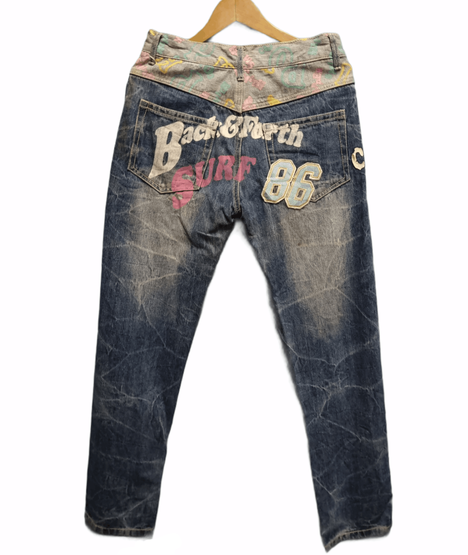 Other 🔥SALE🔥 Printing Denim With Patched Size US 31 - 2 Thumbnail
