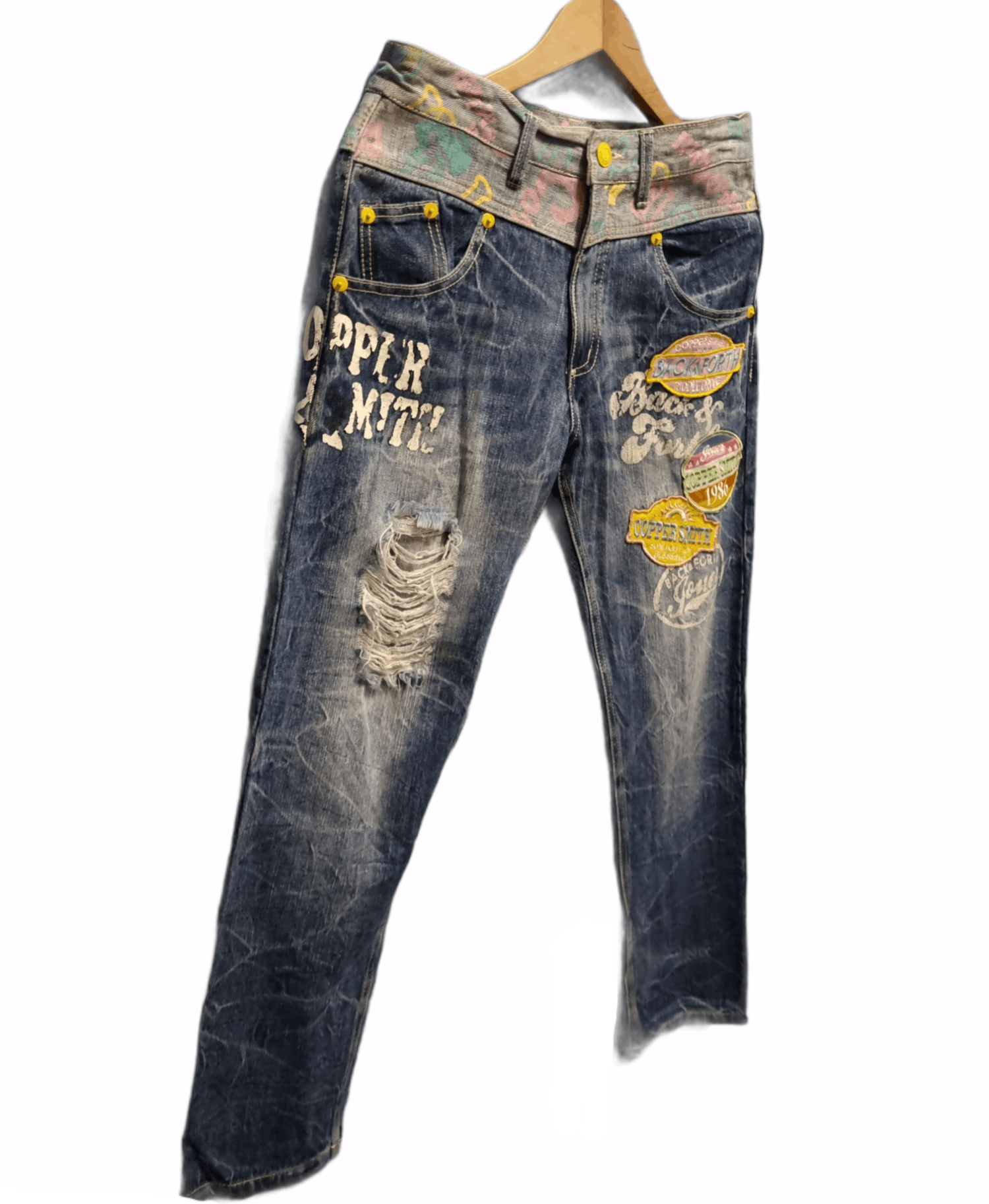 Other 🔥SALE🔥 Printing Denim With Patched Size US 31 - 6 Thumbnail