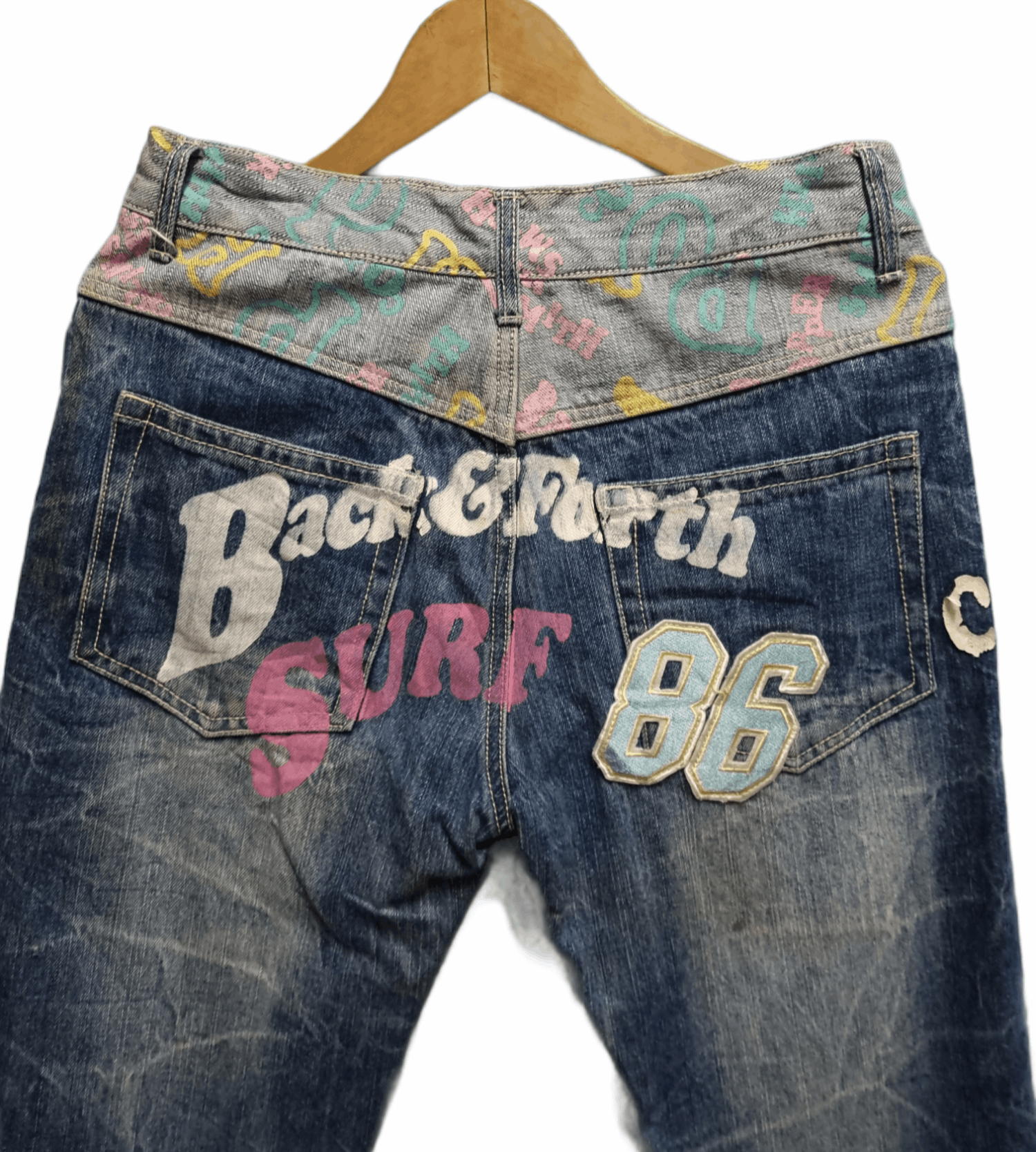 Other 🔥SALE🔥 Printing Denim With Patched Size US 31 - 4 Thumbnail