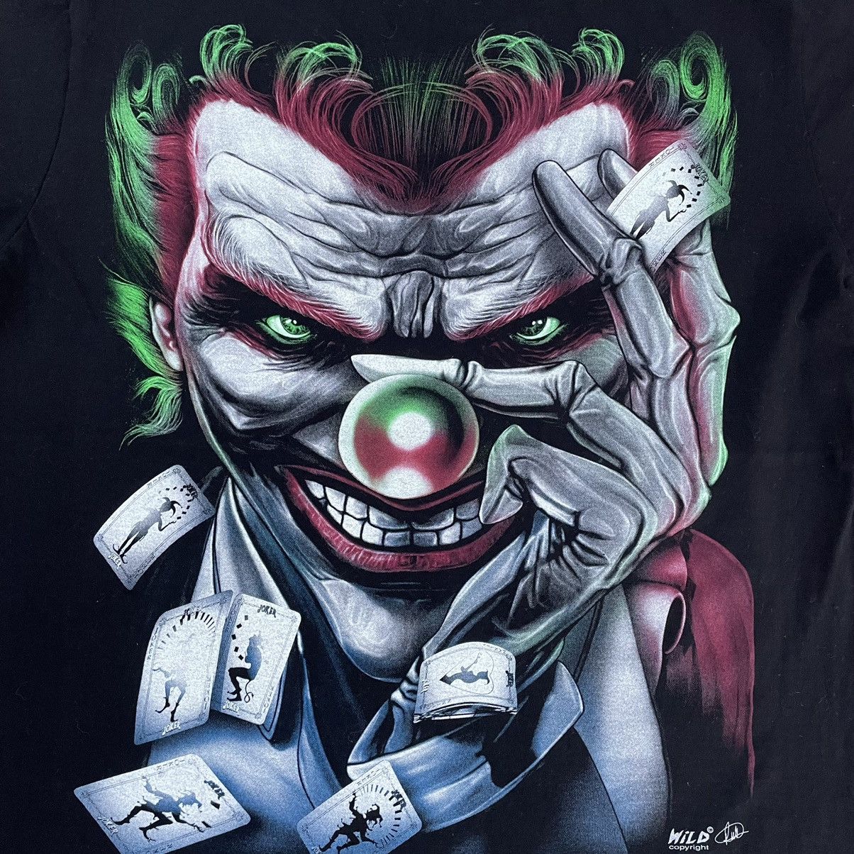 DC Comics × Vintage Vintage Joker T-shirt Size US L / EU 52-54 / 3 - 3 Thumbnail