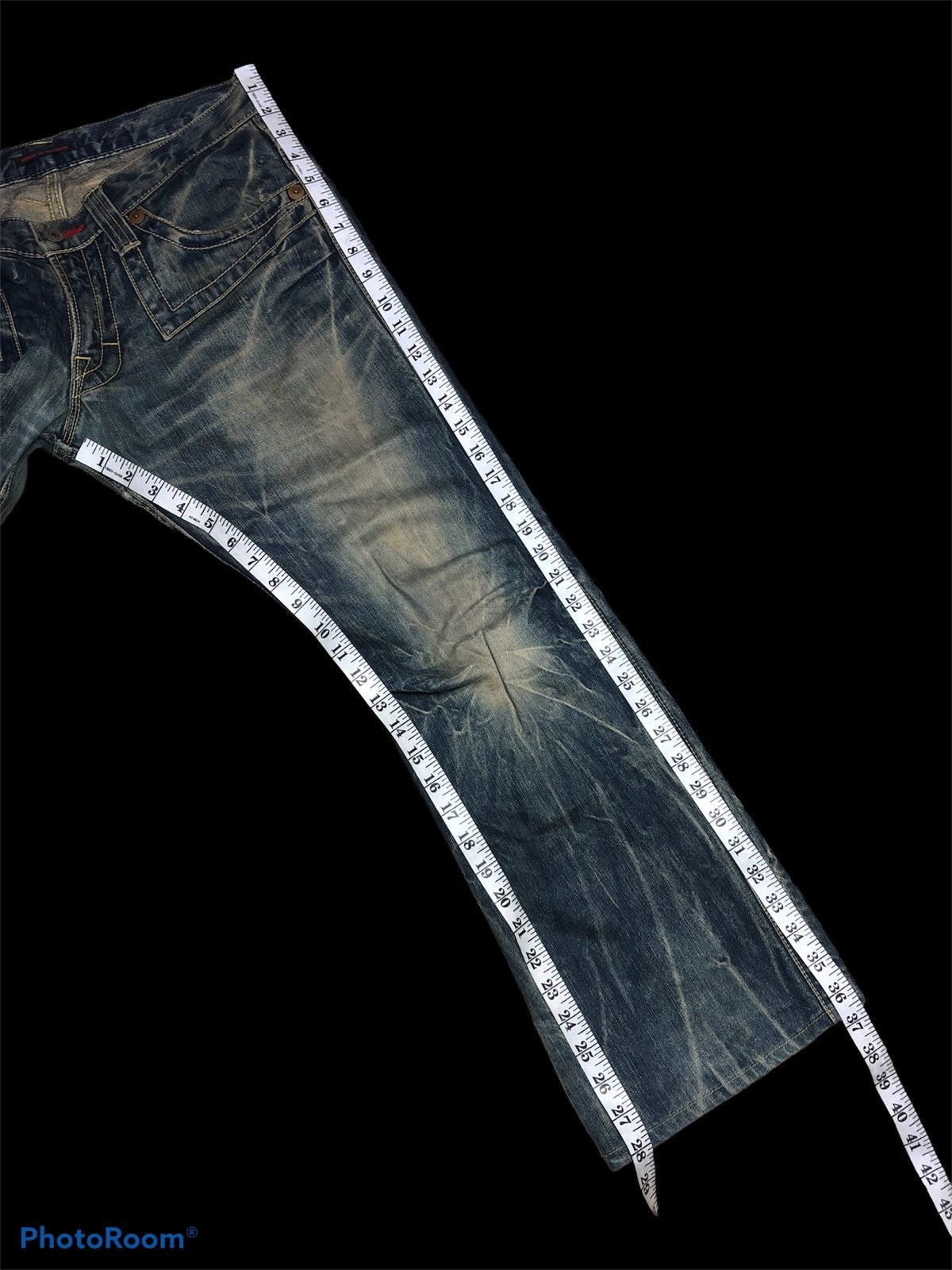 Japanese Brand FLARED⚡️⚡️BLUE WAY WASHED BLUE DENIM Size US 34 / EU 50 - 9 Thumbnail