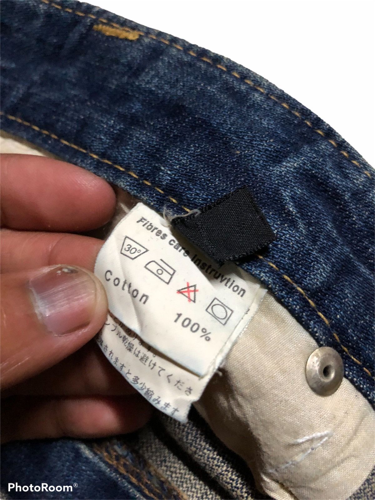 Vintage FLARE BOOTCUT OZZ FIRST DISTRESSED RUSTY DENIM Size US 32 / EU 48 - 4 Thumbnail