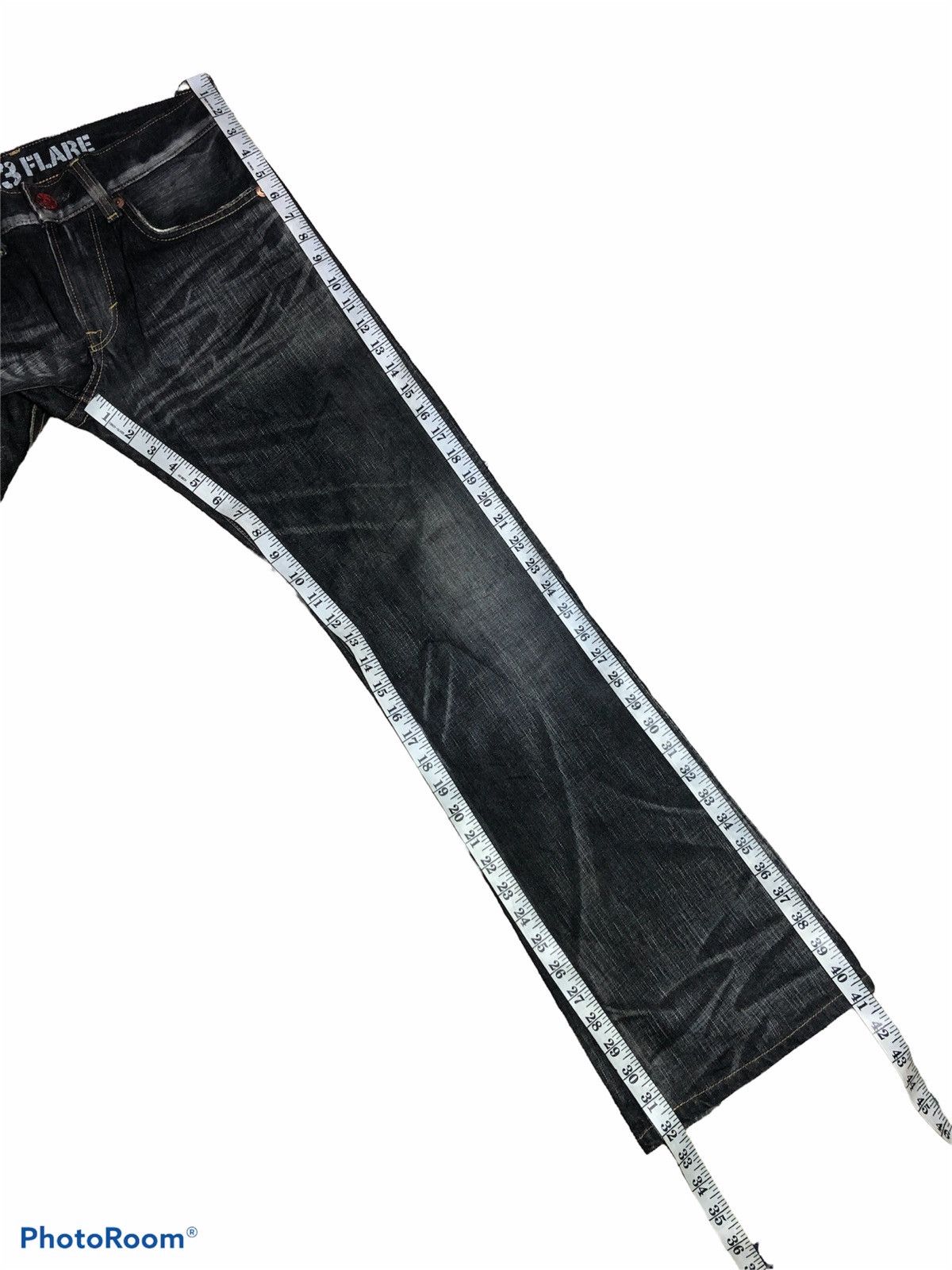 Edwin FLARE EDWIN WASHED BLACK DENIM Size US 30 / EU 46 - 9 Thumbnail
