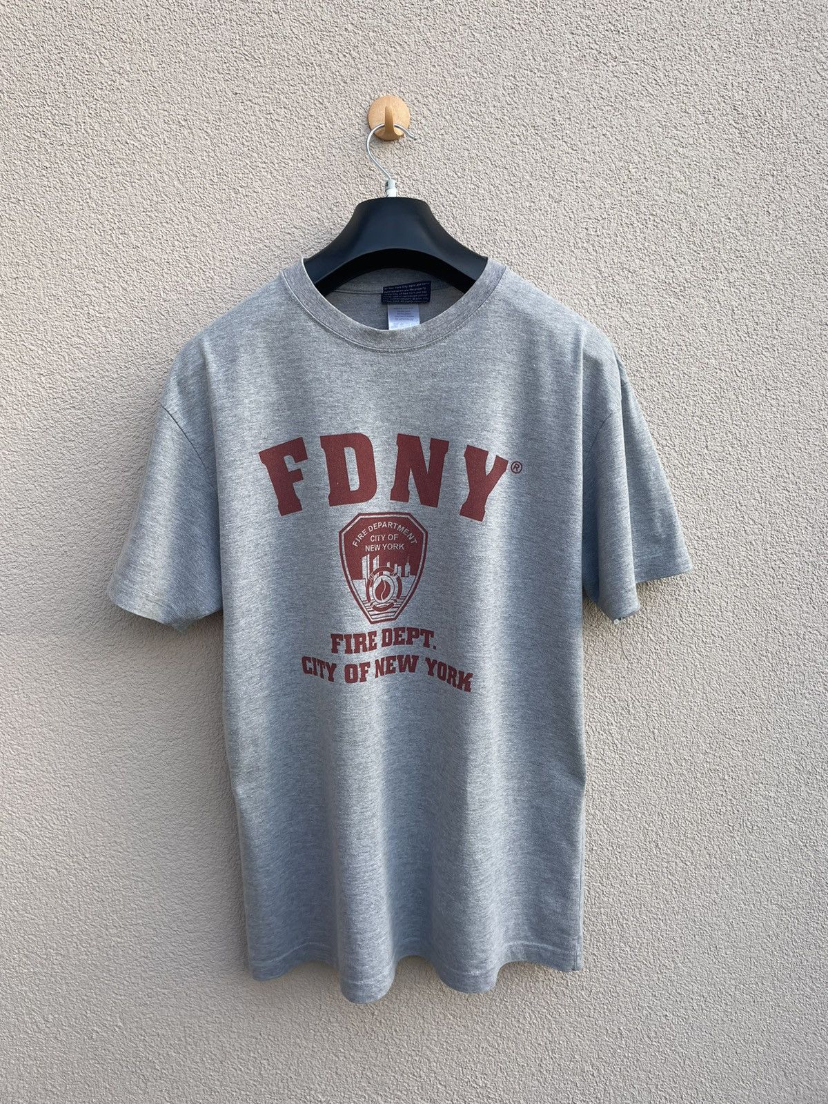 Vintage New York City Fire Department T Shirt Size Xl 1990s 