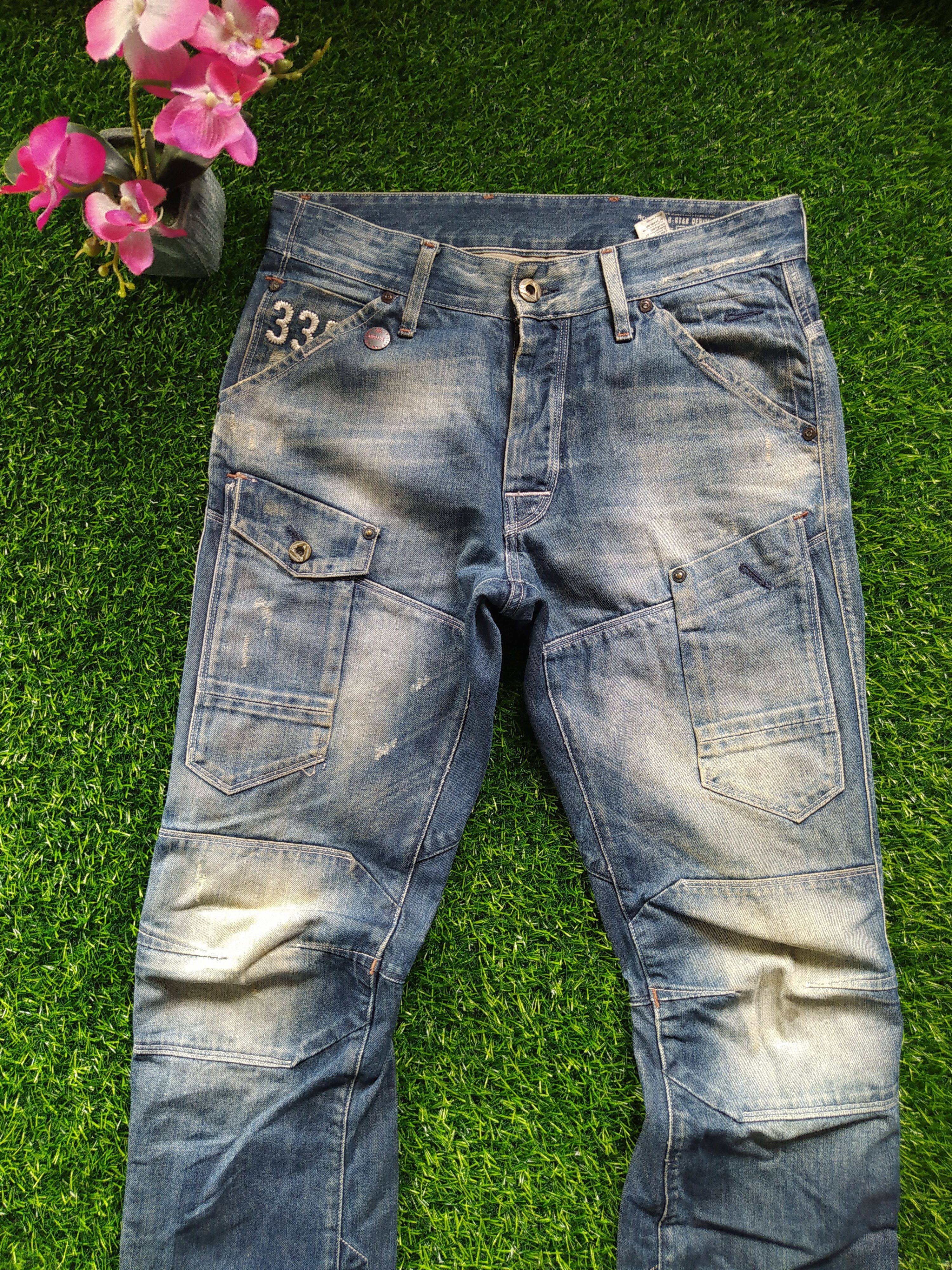 G-Star Distressed G-Star Raw Jeans Size US 32 / EU 48 - 4 Thumbnail