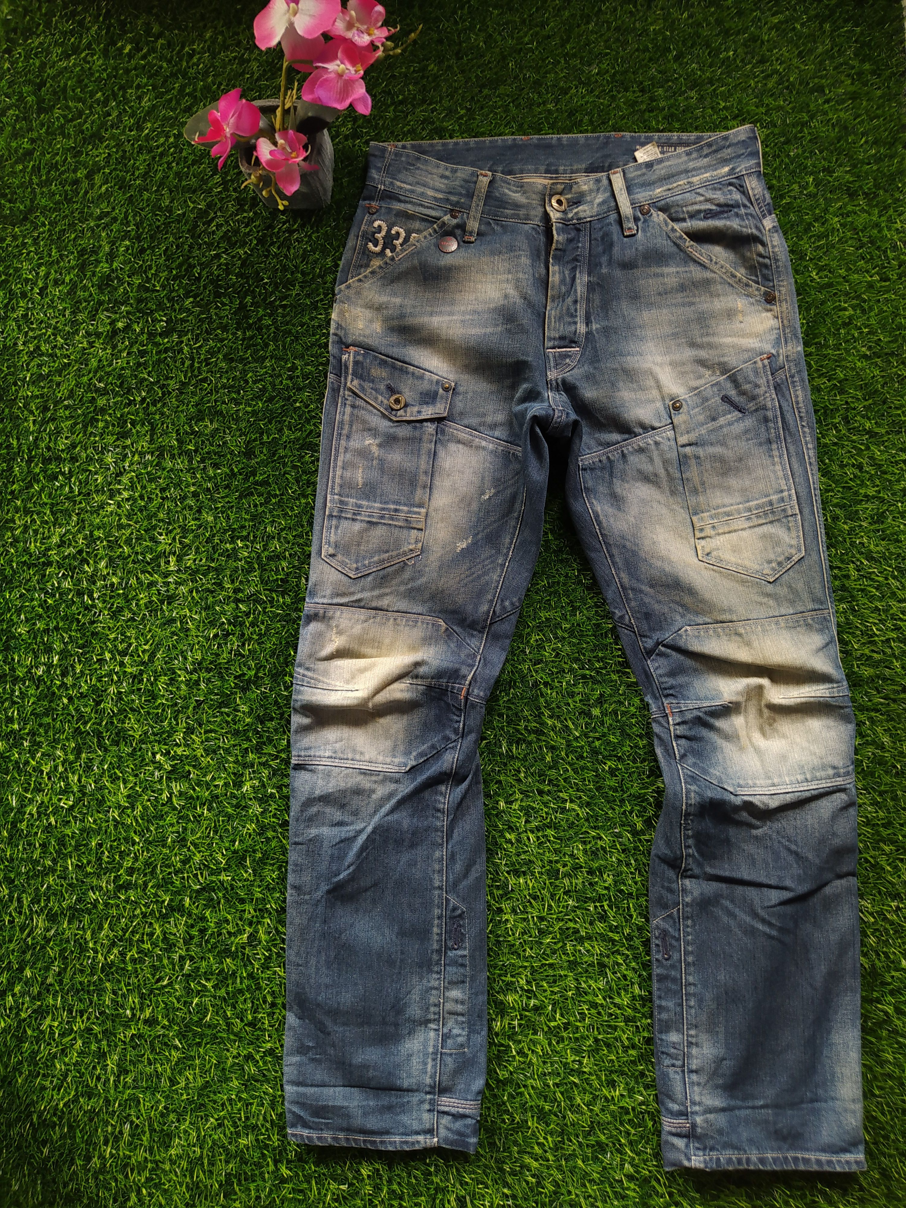 G-Star Distressed G-Star Raw Jeans Size US 32 / EU 48 - 1 Thumbnail