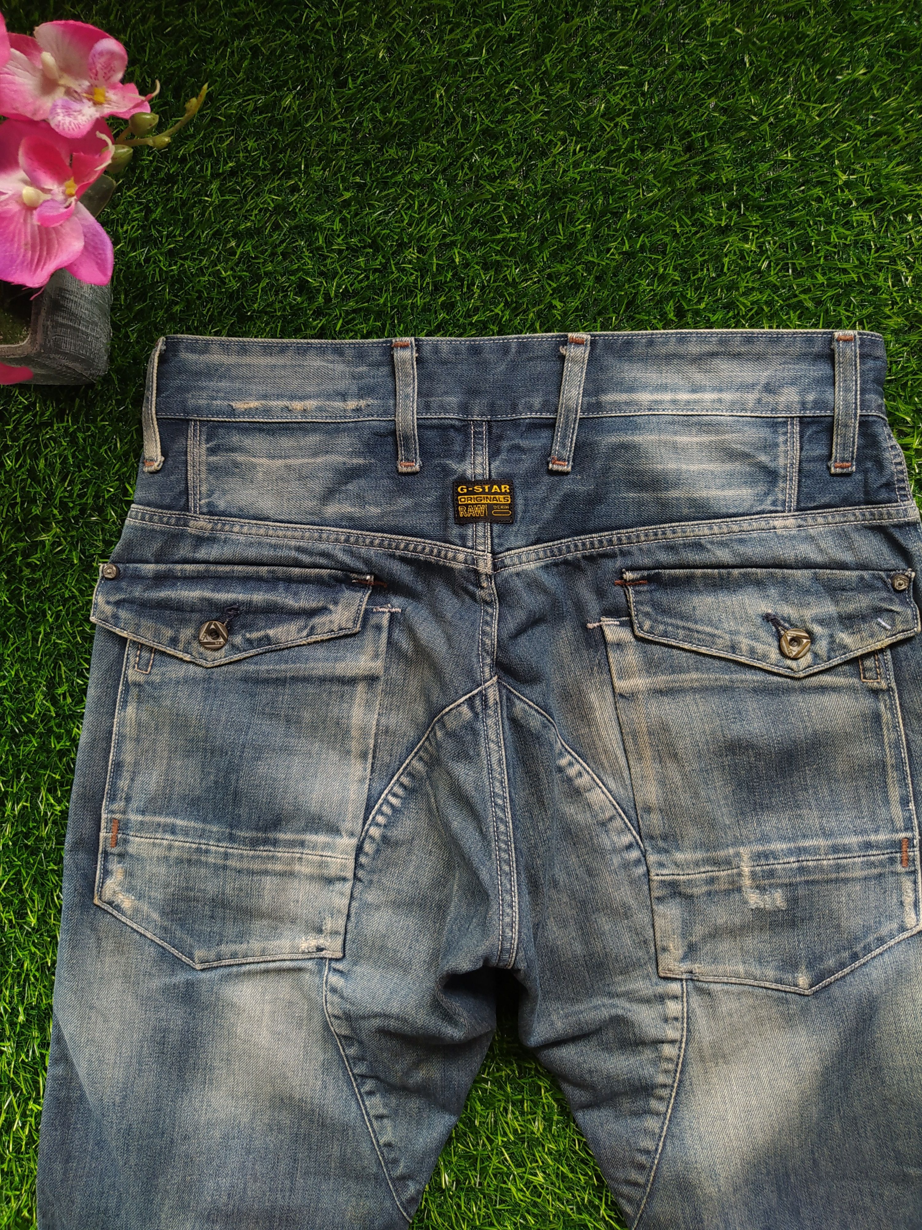 G-Star Distressed G-Star Raw Jeans Size US 32 / EU 48 - 3 Thumbnail