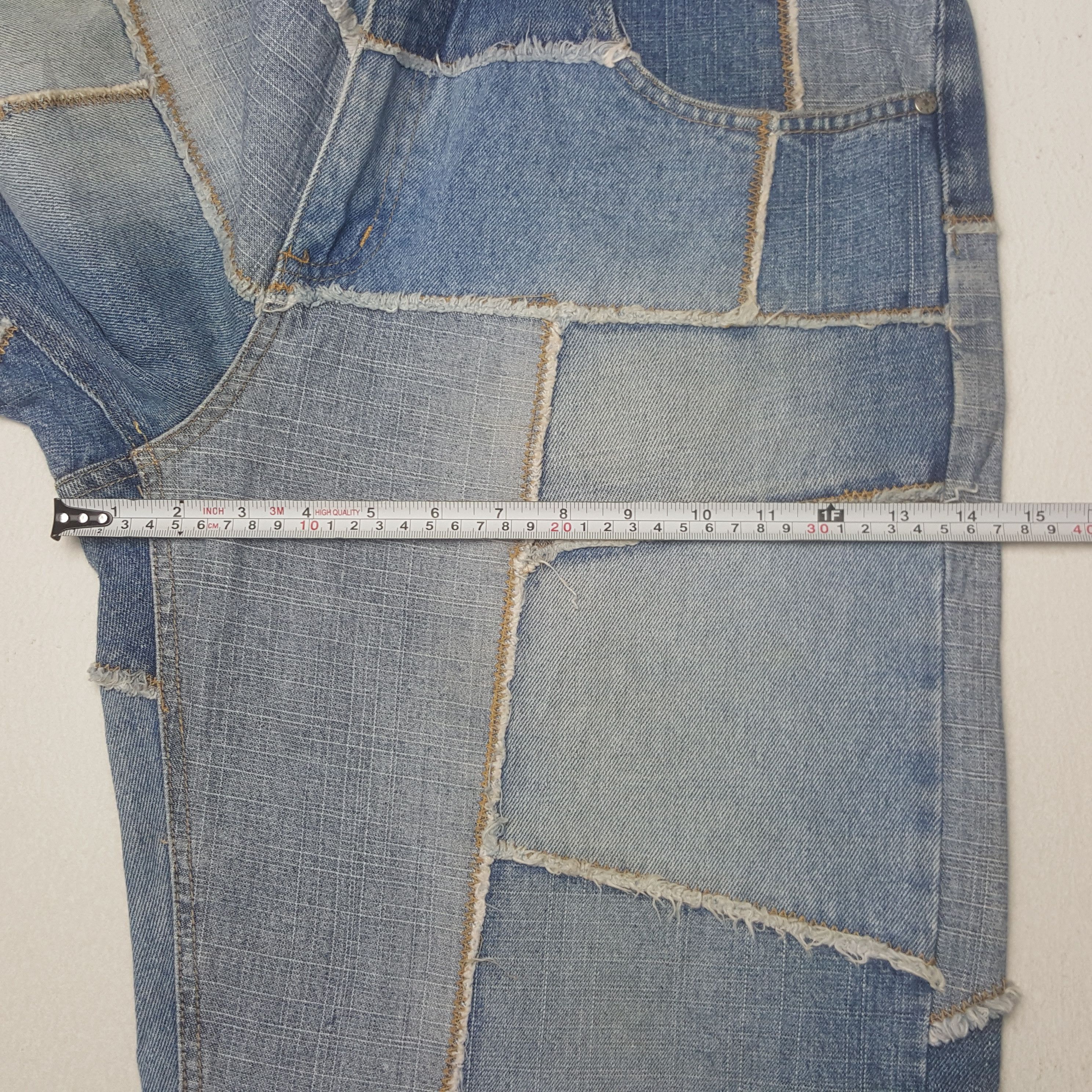 Designer × Japanese Brand × Vintage Vintage Vibes Patchwork Style Denim Jeans Size US 34 / EU 50 - 9 Thumbnail