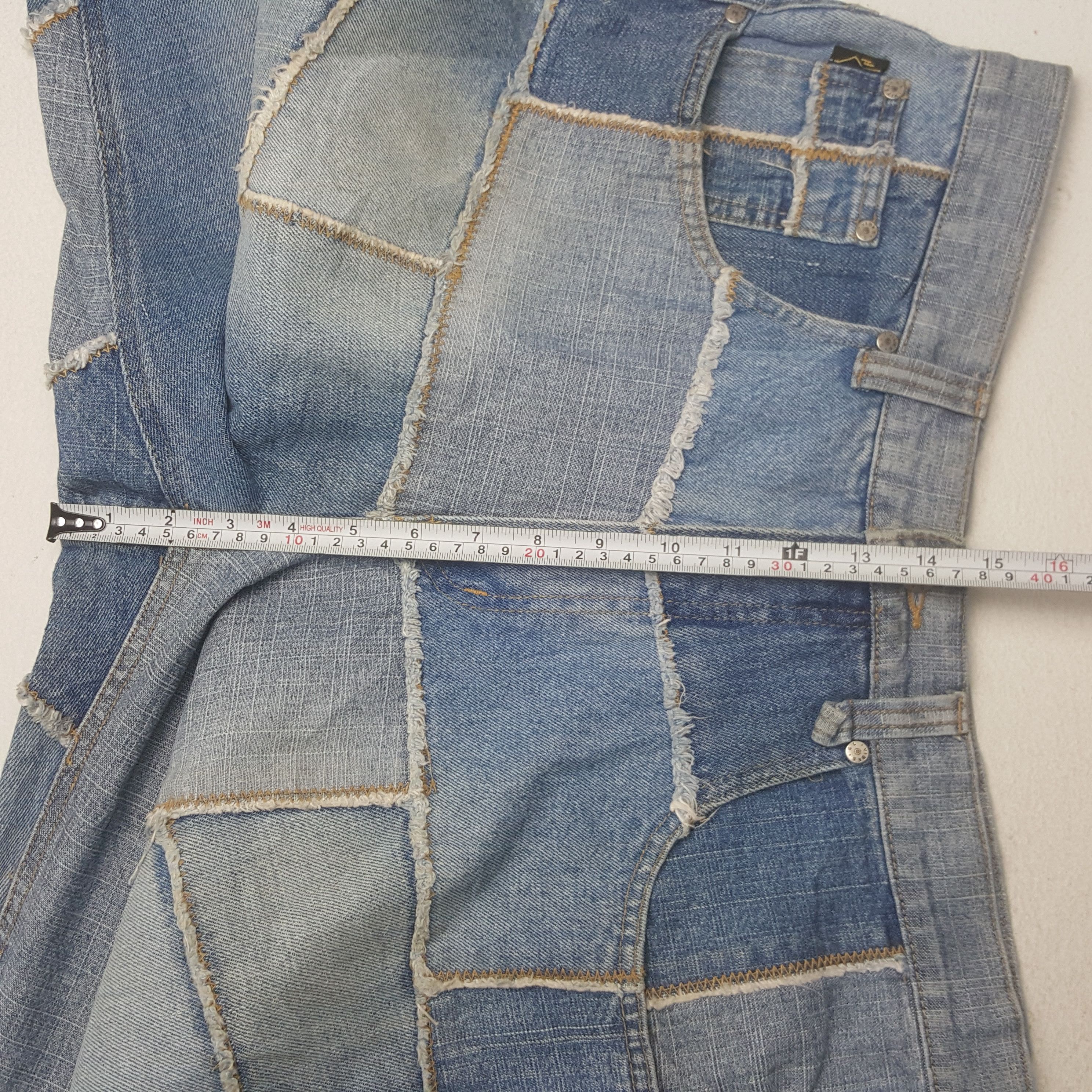 Designer × Japanese Brand × Vintage Vintage Vibes Patchwork Style Denim Jeans Size US 34 / EU 50 - 8 Thumbnail