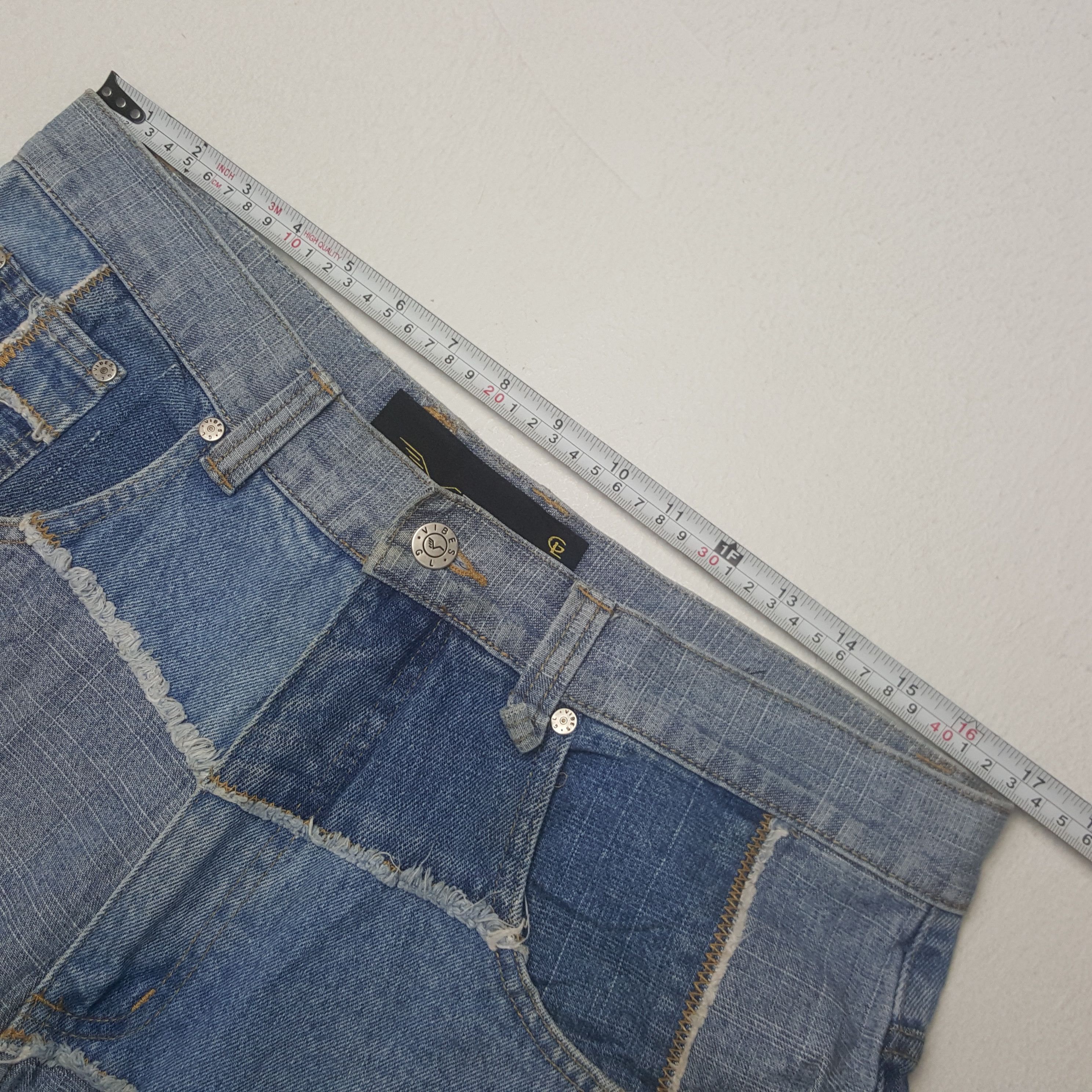 Designer × Japanese Brand × Vintage Vintage Vibes Patchwork Style Denim Jeans Size US 34 / EU 50 - 7 Thumbnail