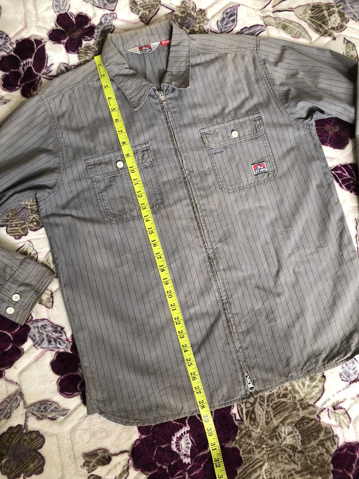 Ben Davis × Vintage Vintage Ben Davis Zipper Shirts Size US M / EU 48-50 / 2 - 5 Thumbnail