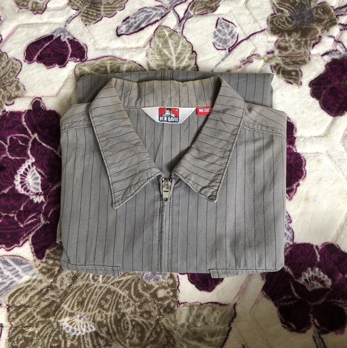 Ben Davis × Vintage Vintage Ben Davis Zipper Shirts Size US M / EU 48-50 / 2 - 13 Thumbnail