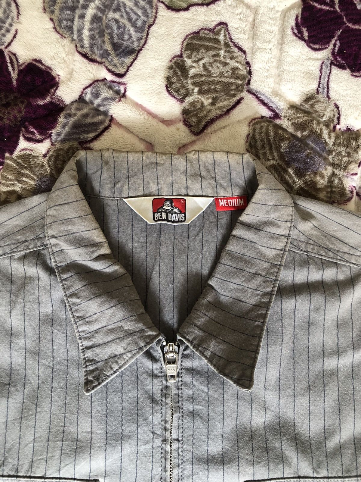 Ben Davis × Vintage Vintage Ben Davis Zipper Shirts Size US M / EU 48-50 / 2 - 7 Thumbnail