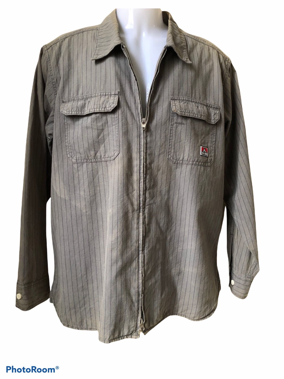 Ben Davis × Vintage Vintage Ben Davis Zipper Shirts Size US M / EU 48-50 / 2 - 1 Thumbnail