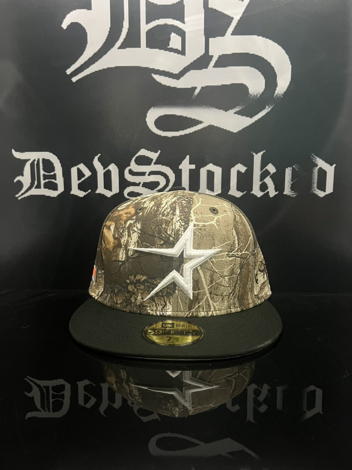 Hat Club × MyFitteds × New Era 7 1/4 - Real Tree Camo Houston Astros Exclusive Fitted Hat Size ONE SIZE - 2 Thumbnail