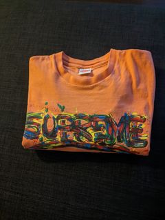 Supreme Paint Logo Tee | Grailed