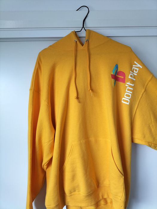 Yellow sales playstation hoodie