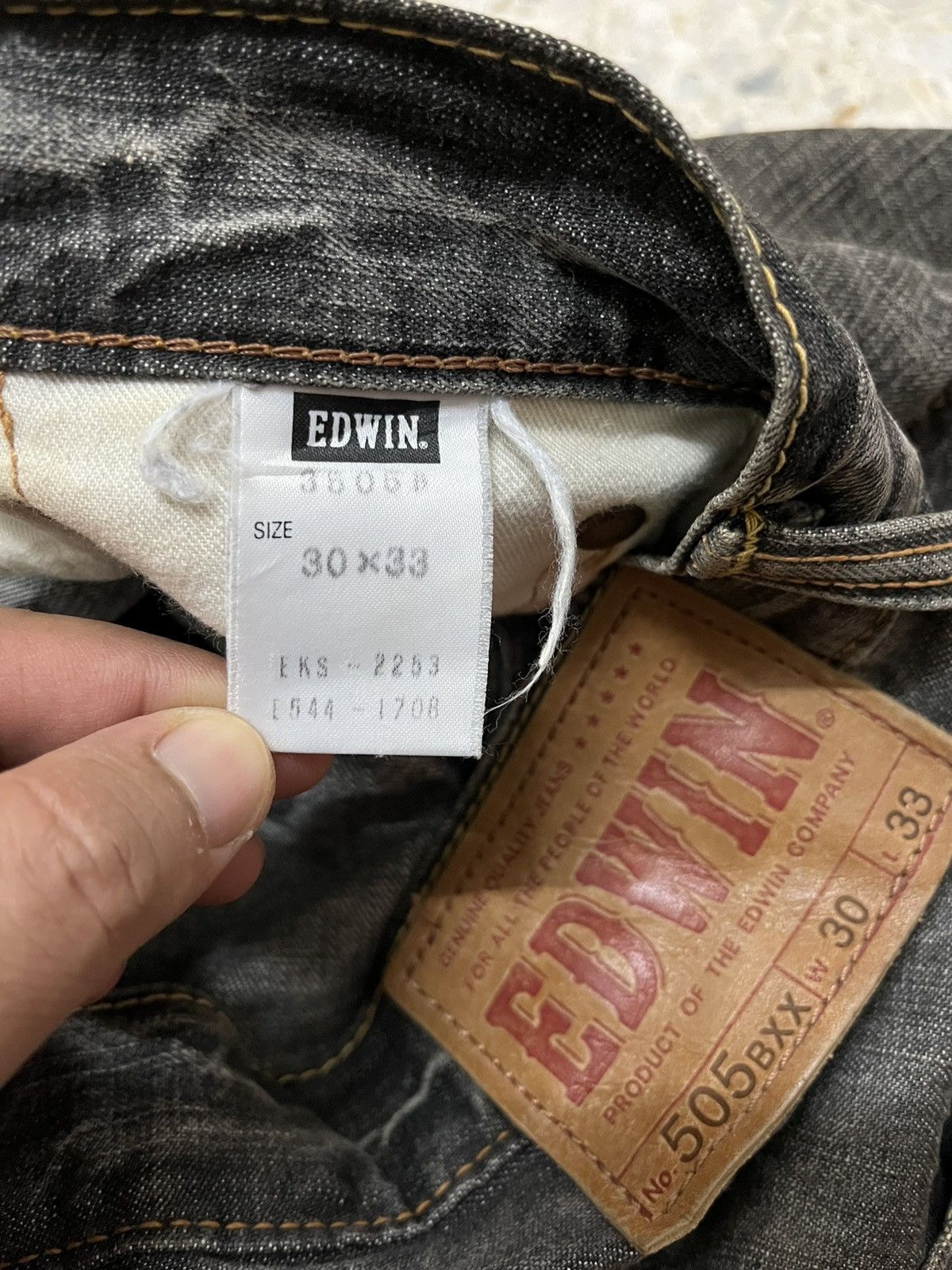 Edwin Vintage Edwin 505BXX red selvedge distressed denim Size US 32 / EU 48 - 6 Thumbnail
