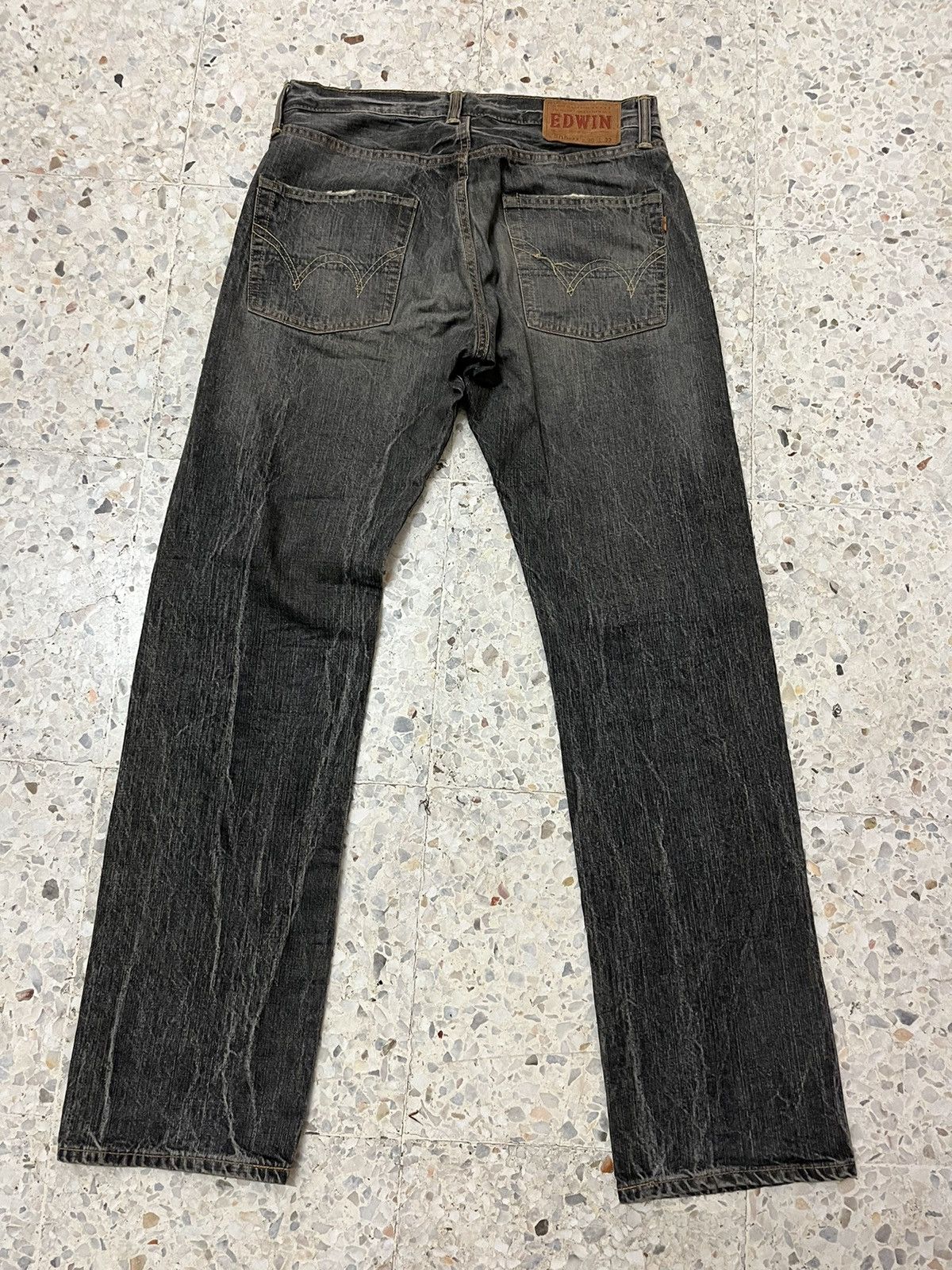 Edwin Vintage Edwin 505BXX red selvedge distressed denim Size US 32 / EU 48 - 2 Thumbnail