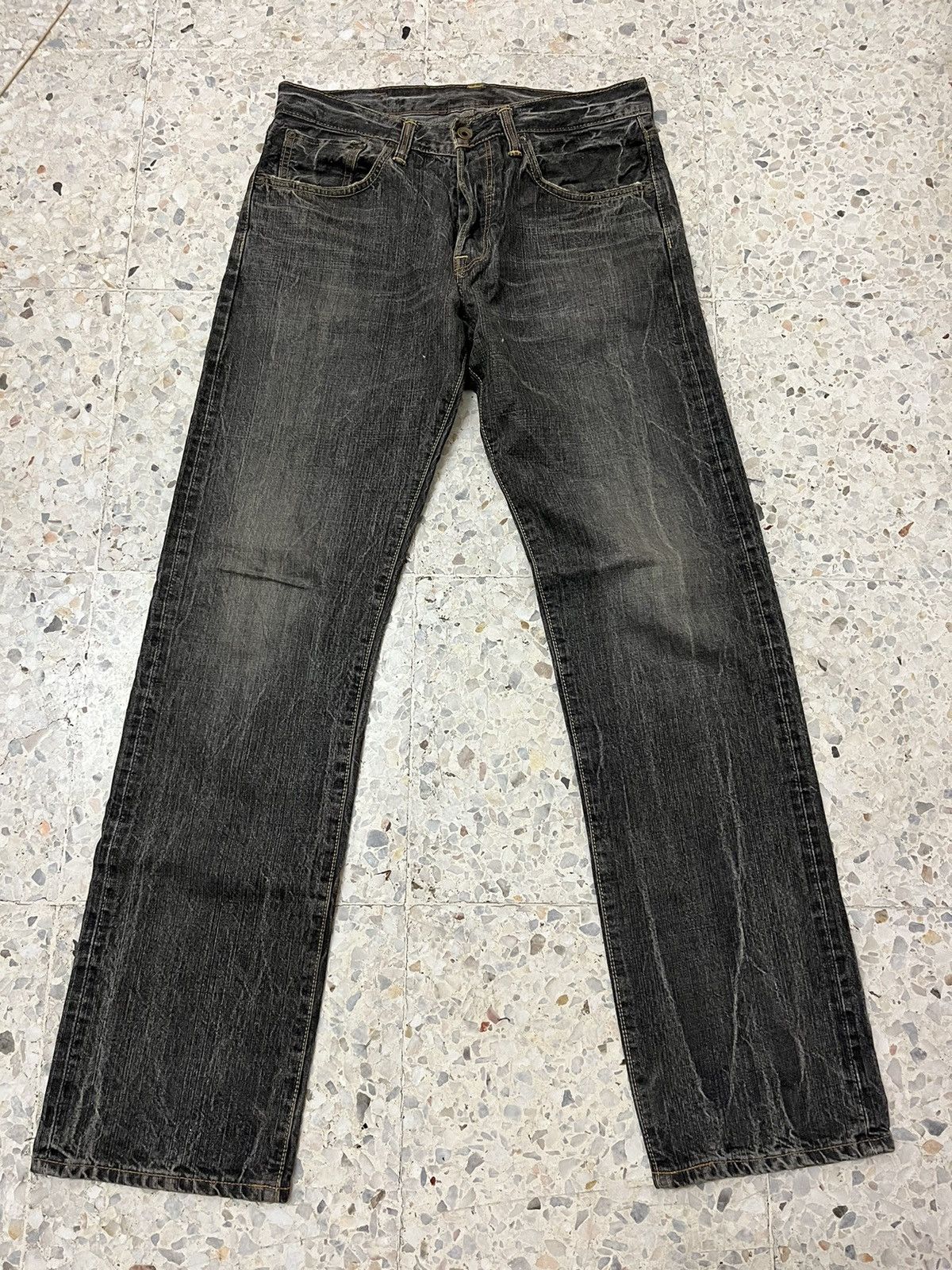 Edwin Vintage Edwin 505BXX red selvedge distressed denim Size US 32 / EU 48 - 1 Thumbnail