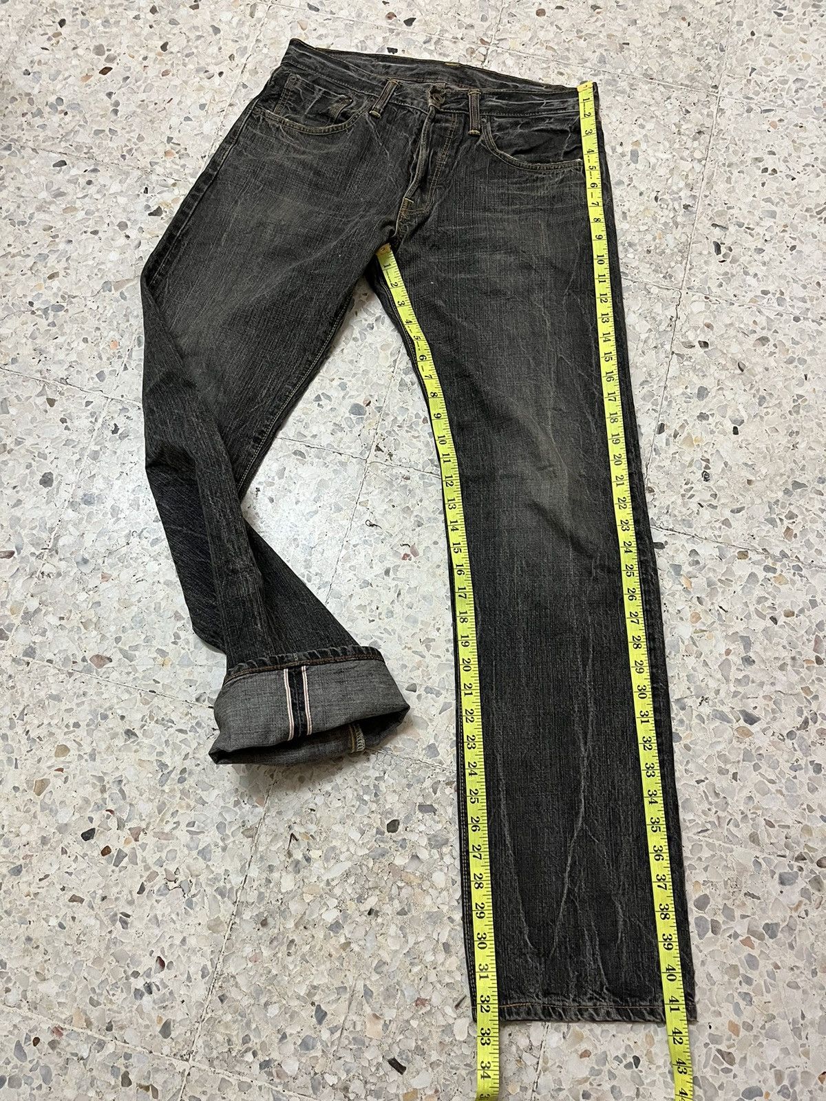 Edwin Vintage Edwin 505BXX red selvedge distressed denim Size US 32 / EU 48 - 10 Thumbnail