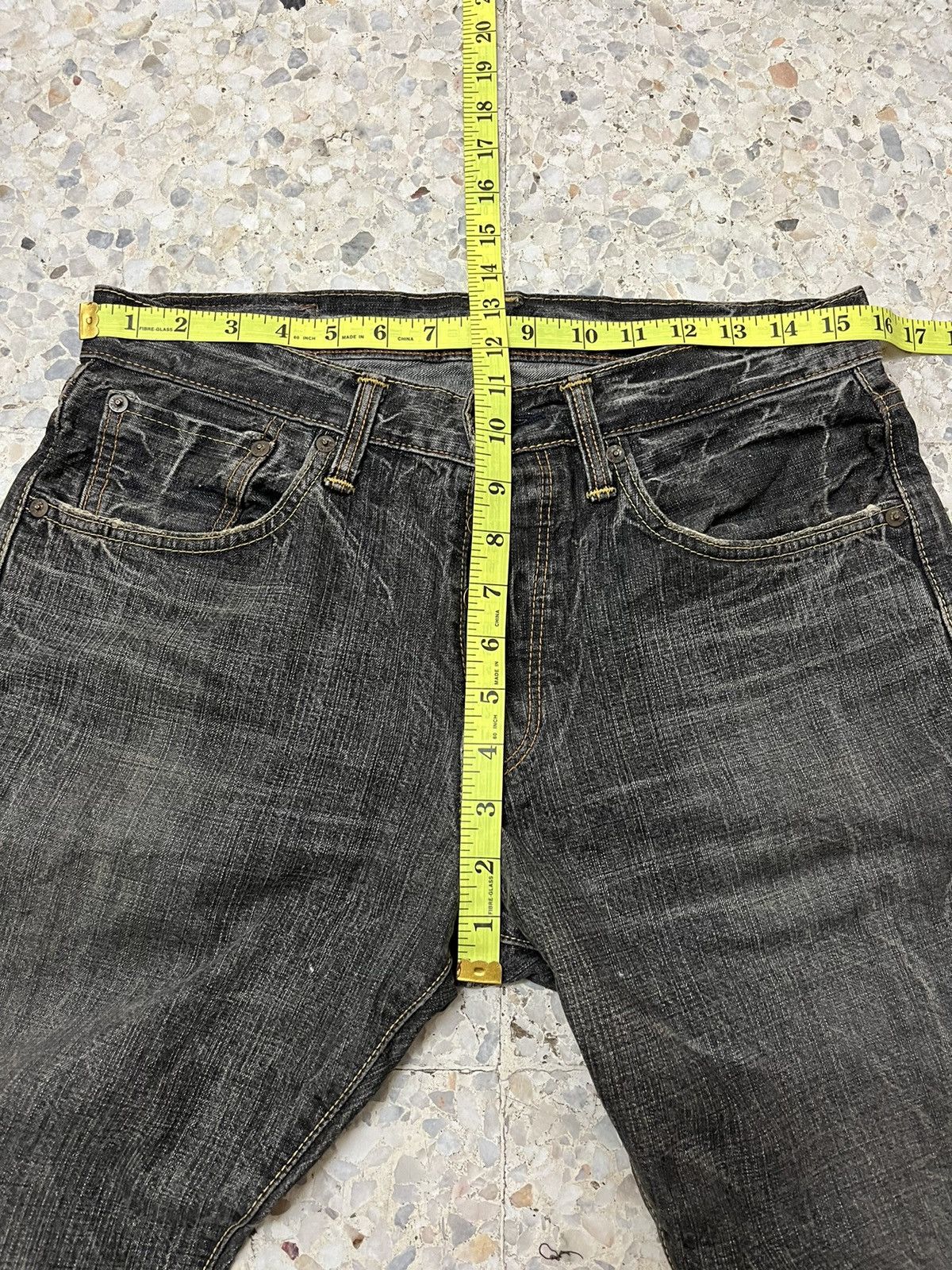 Edwin Vintage Edwin 505BXX red selvedge distressed denim Size US 32 / EU 48 - 9 Thumbnail