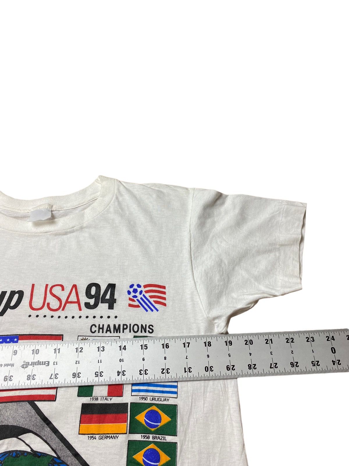 Vintage Vintage World Cup USA 94 Champions Soccer Futbol Shirt Size US M / EU 48-50 / 2 - 8 Thumbnail
