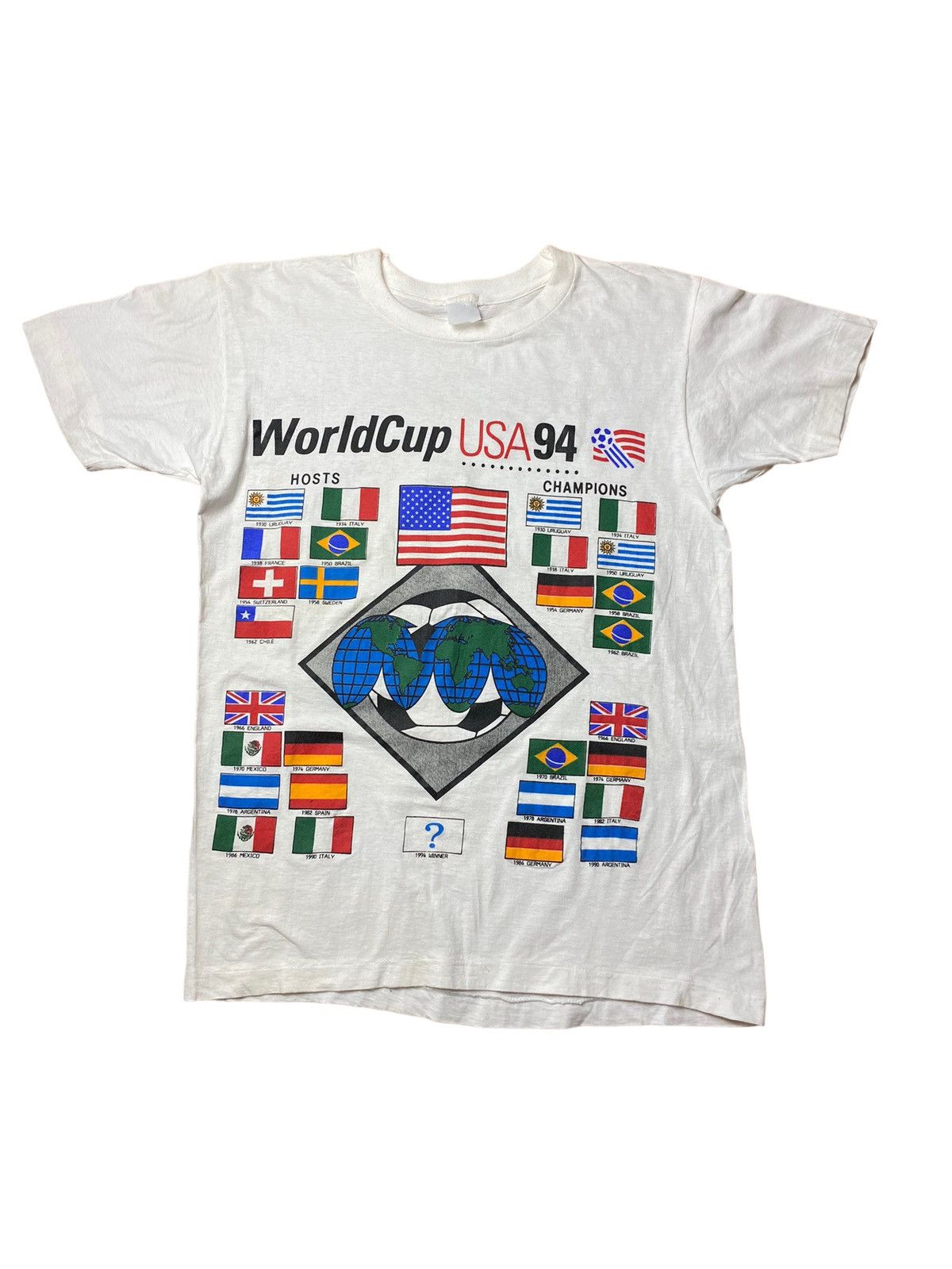 Vintage Vintage World Cup USA 94 Champions Soccer Futbol Shirt Size US M / EU 48-50 / 2 - 1 Thumbnail