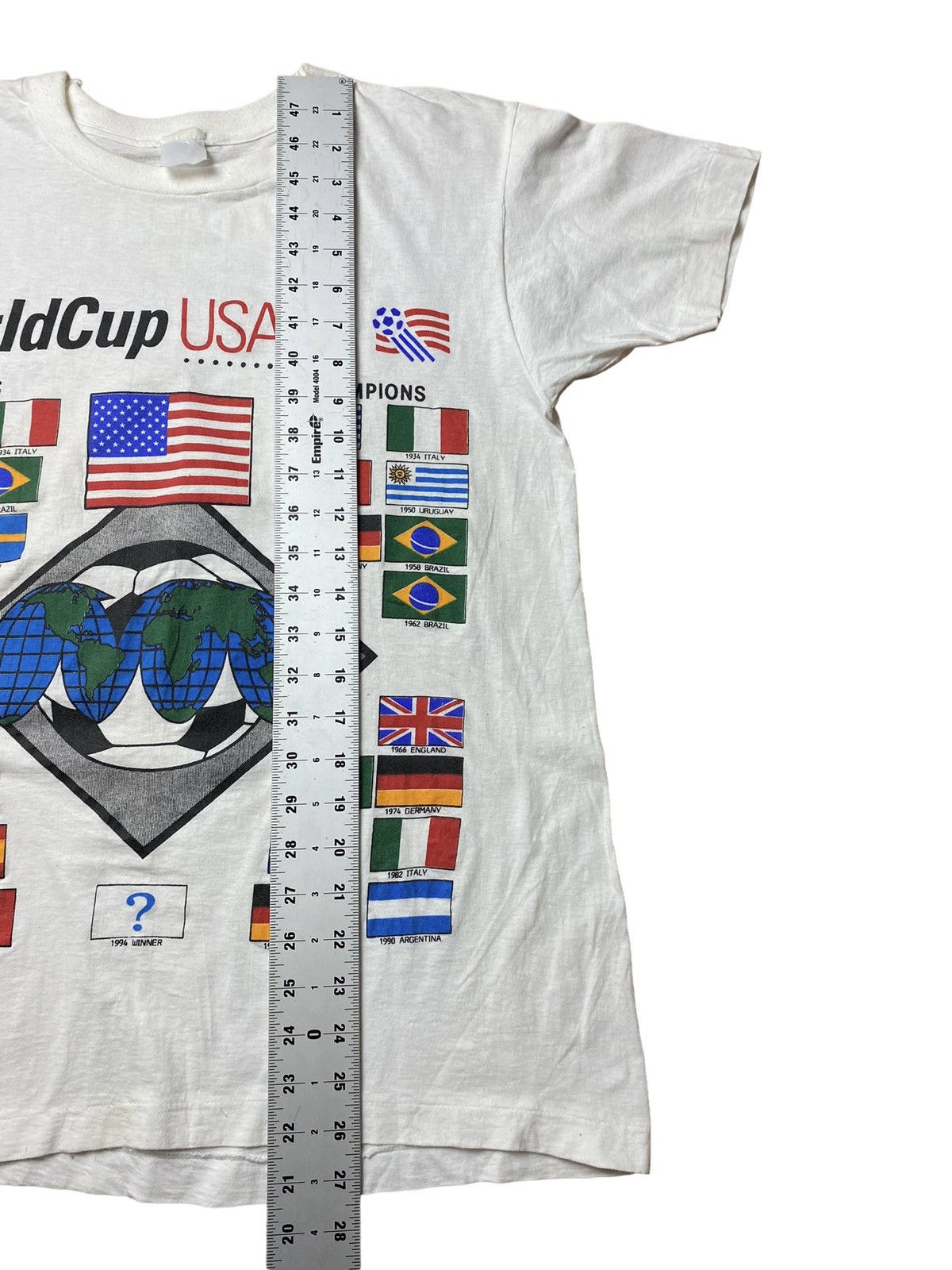 Vintage Vintage World Cup USA 94 Champions Soccer Futbol Shirt Size US M / EU 48-50 / 2 - 9 Thumbnail