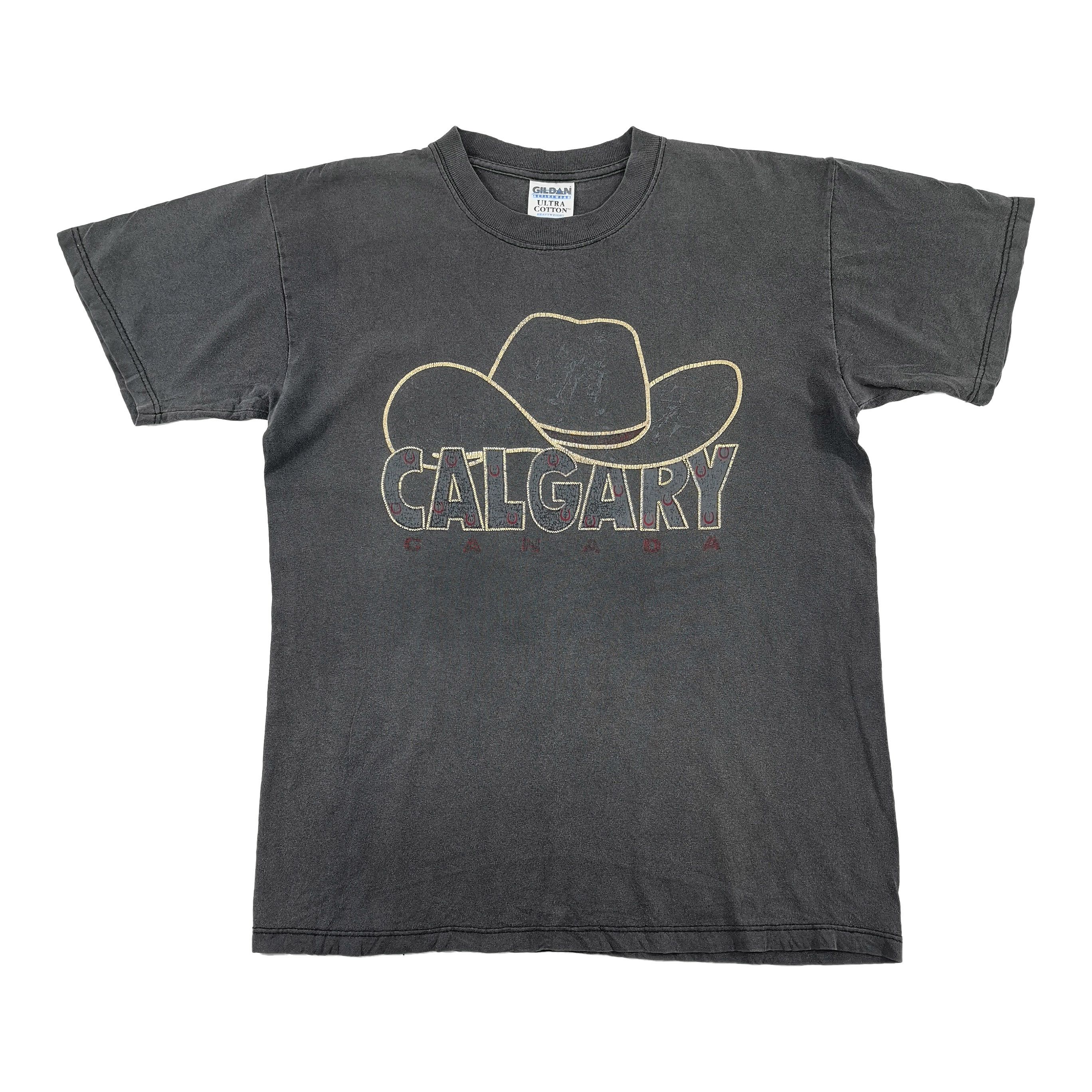 Vintage Y2k Calgary Sunfaded Shirt-T564