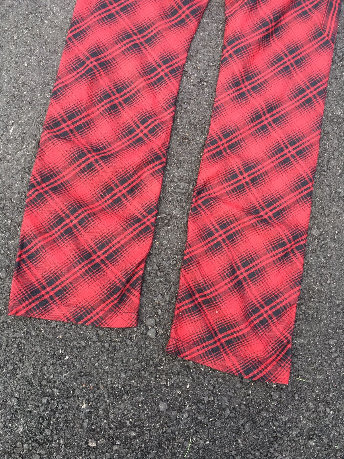 Japanese Brand × Seditionaries × Tornado Mart DOUBLE WAIST TARTAN DOUBLEFOCUS CARGO POCKET PANTS Size US 33 - 8 Thumbnail