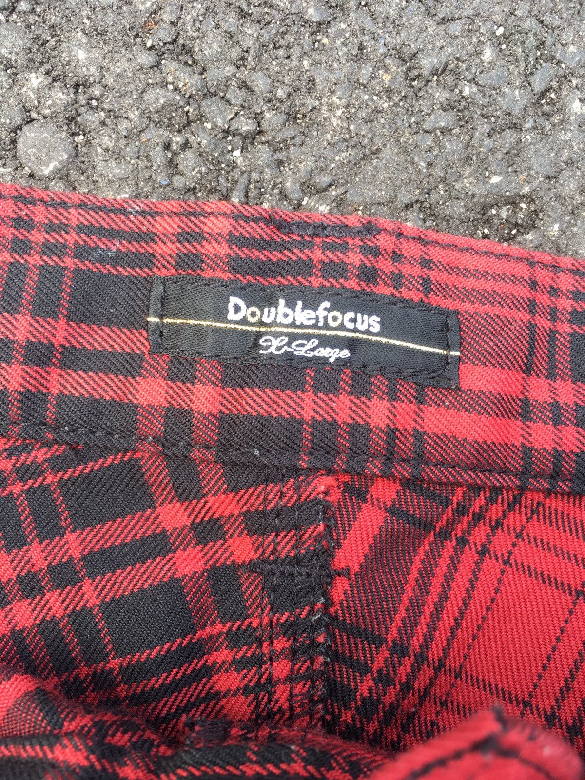 Japanese Brand × Seditionaries × Tornado Mart DOUBLE WAIST TARTAN DOUBLEFOCUS CARGO POCKET PANTS Size US 33 - 9 Thumbnail