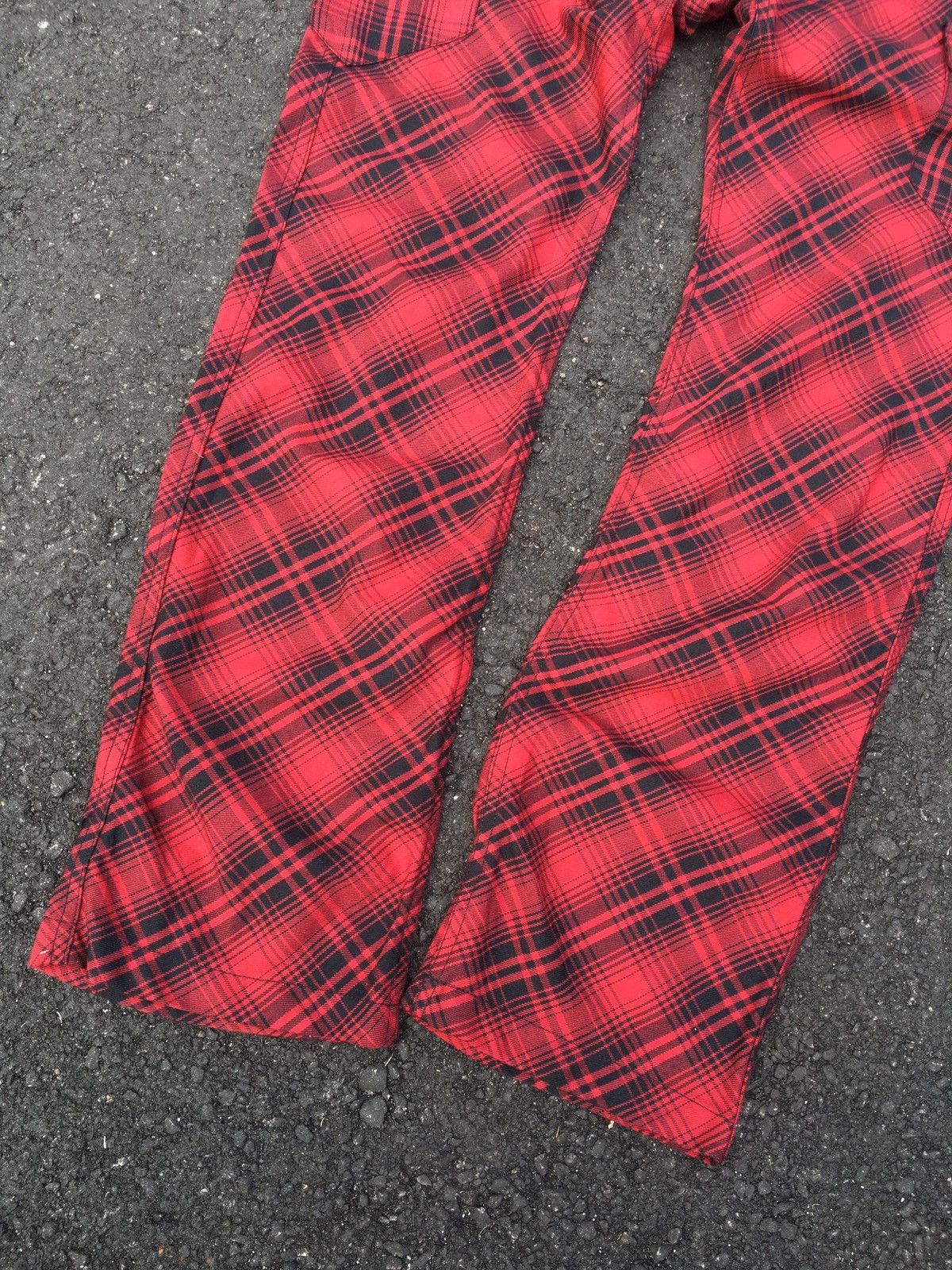 Japanese Brand × Seditionaries × Tornado Mart DOUBLE WAIST TARTAN DOUBLEFOCUS CARGO POCKET PANTS Size US 33 - 4 Thumbnail