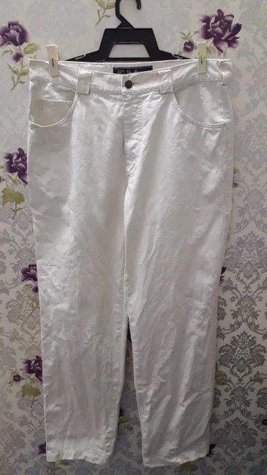Burberry BURBERRY WHITE PANTS Size US 34 / EU 50 - 3 Thumbnail
