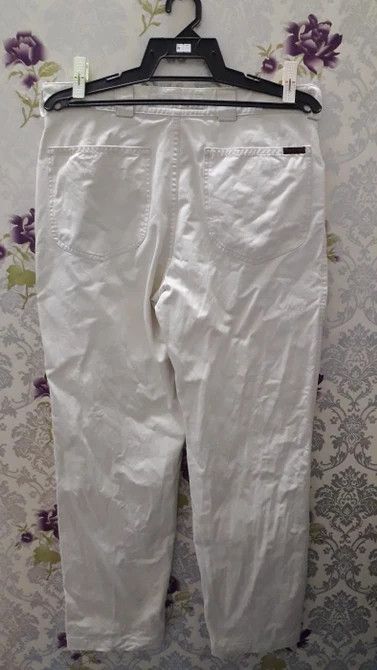 Burberry BURBERRY WHITE PANTS Size US 34 / EU 50 - 2 Thumbnail