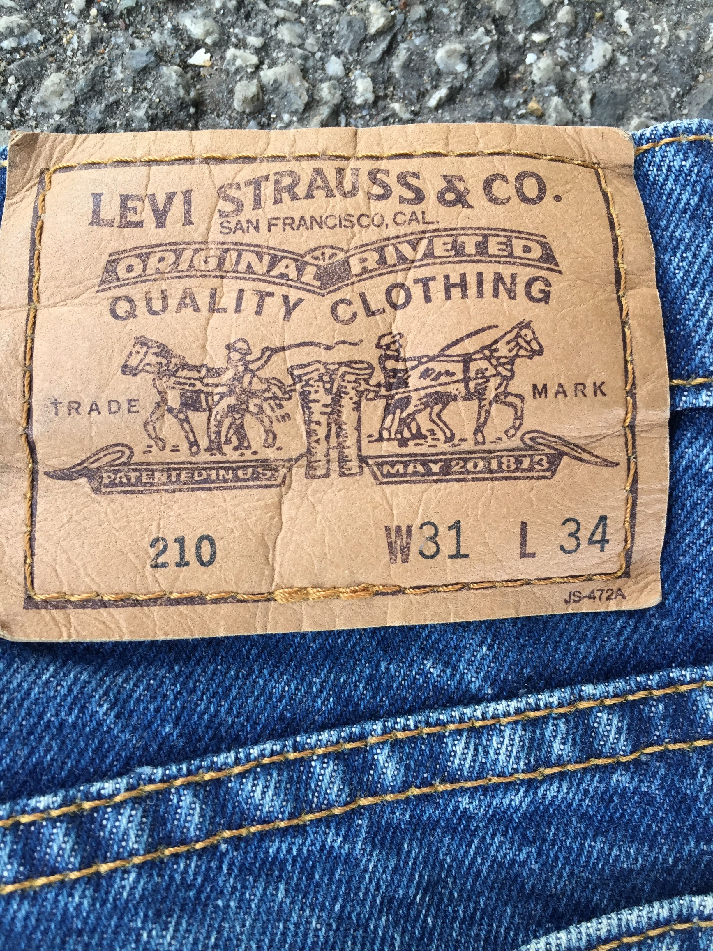 Levi's Vintage Clothing Vintage levis oren tag Lot 210 jeans Size US 31 - 5 Thumbnail