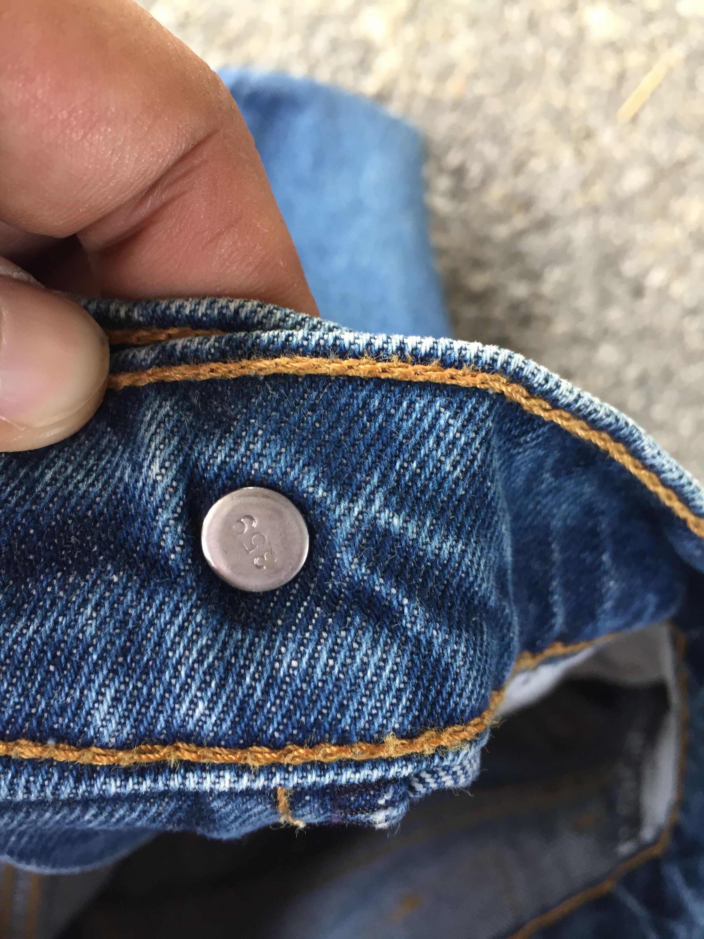 Levi's Vintage Clothing Vintage levis oren tag Lot 210 jeans Size US 31 - 3 Thumbnail