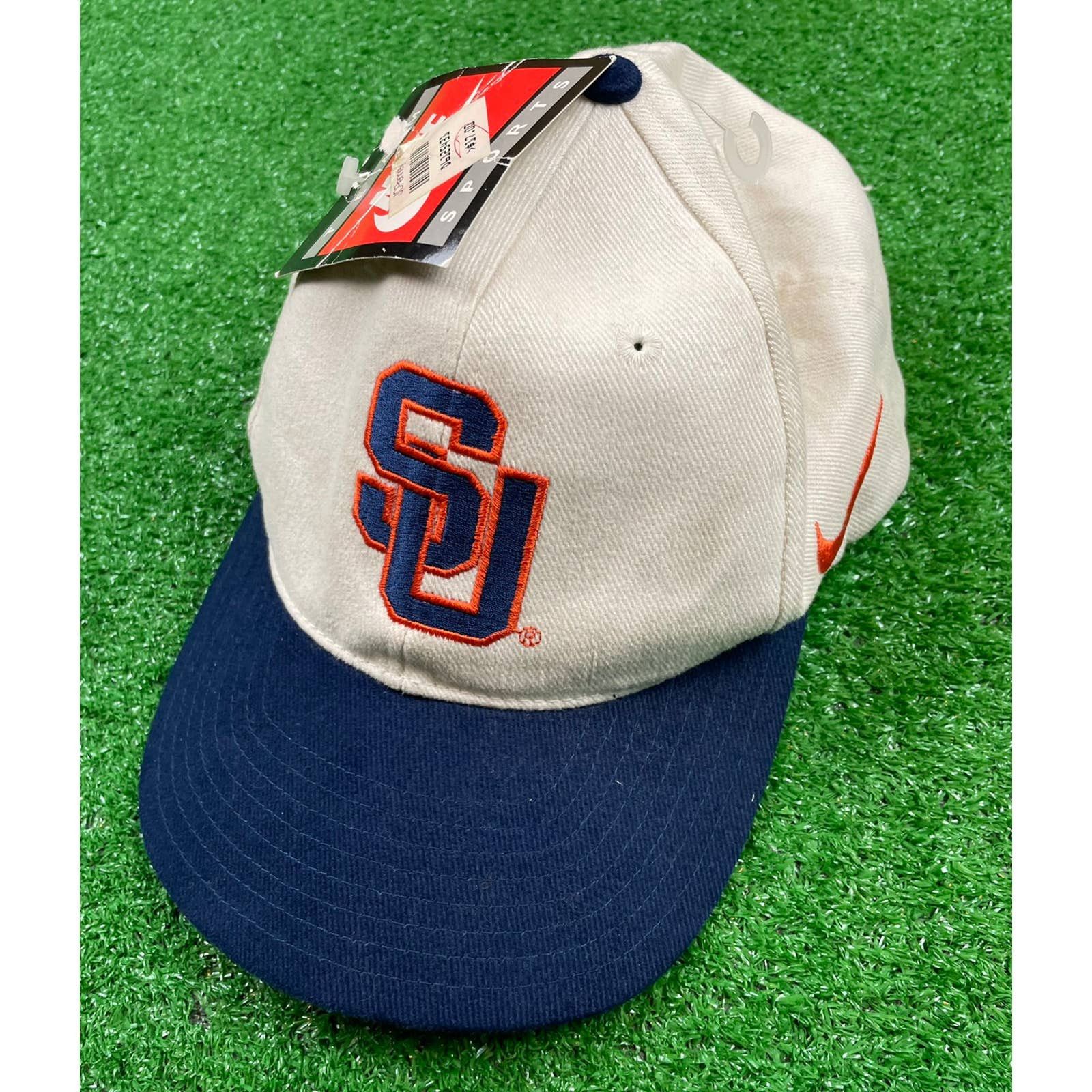 Vintage NWT 90s Nike Syracuse University Snapback Hat DS