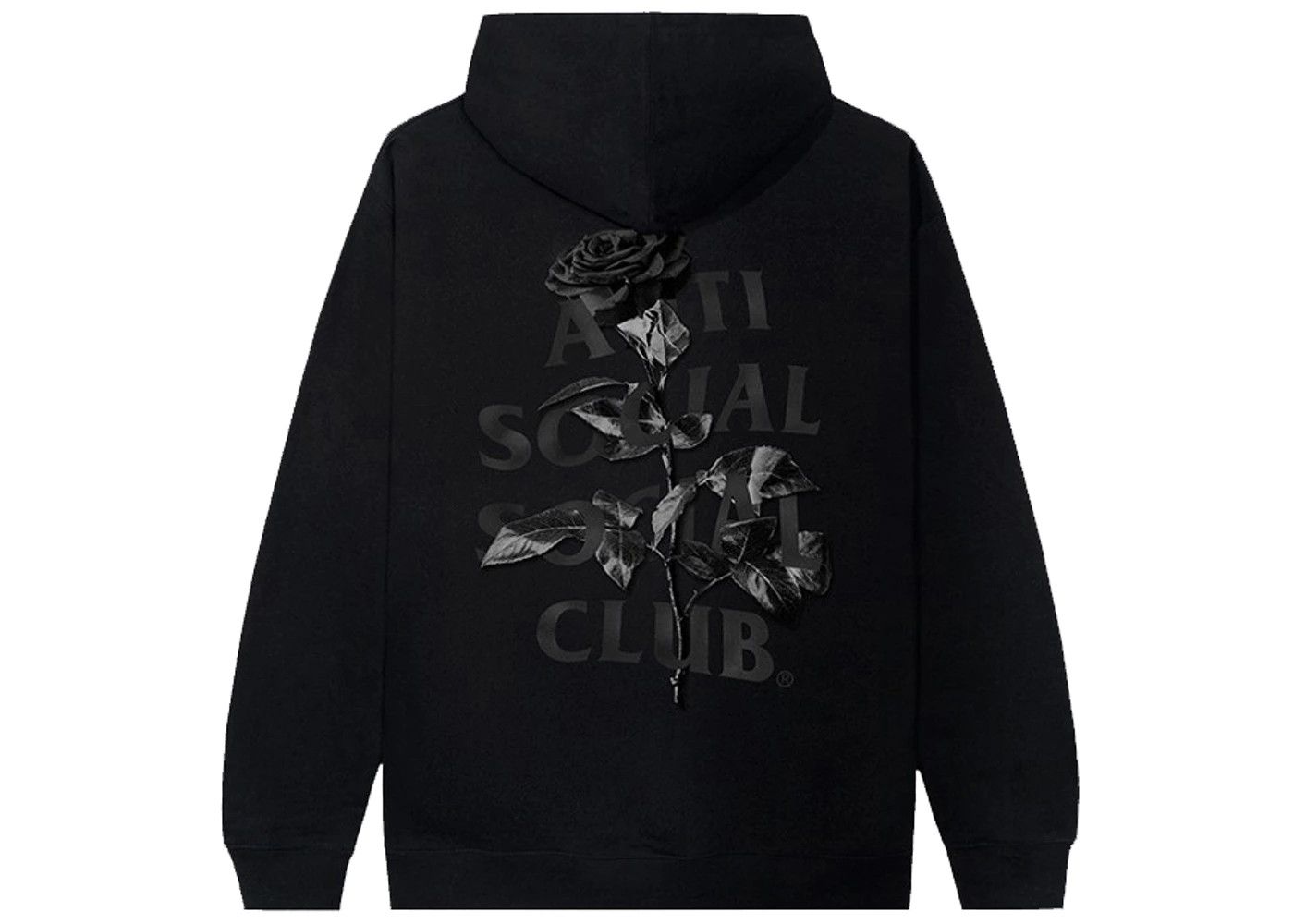 Anti Social Social Club Hell O Rose Black Hoodie ASSC New